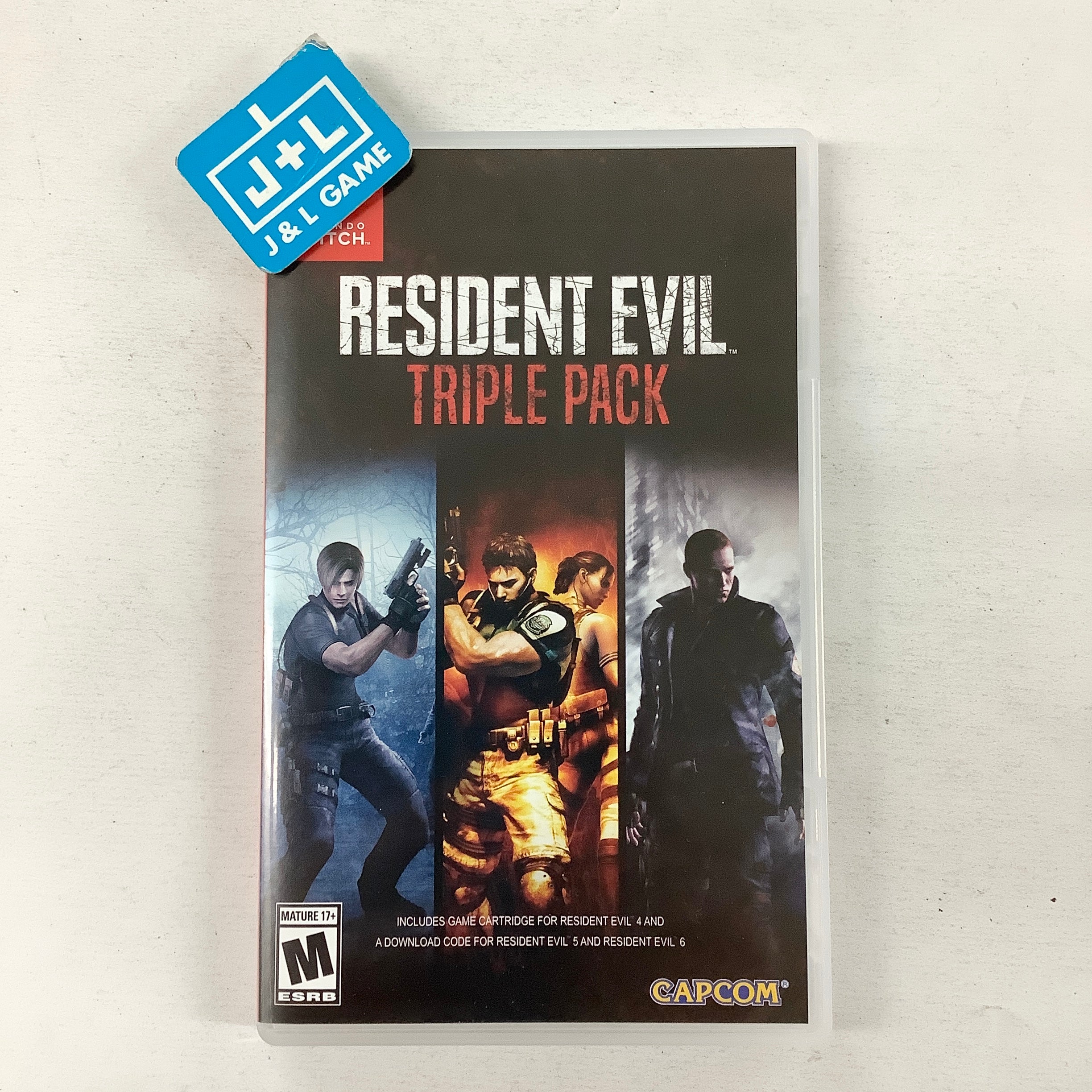 Resident Evil Triple Pack - (NSW) Nintendo Switch [Pre-Owned] Video Games Capcom