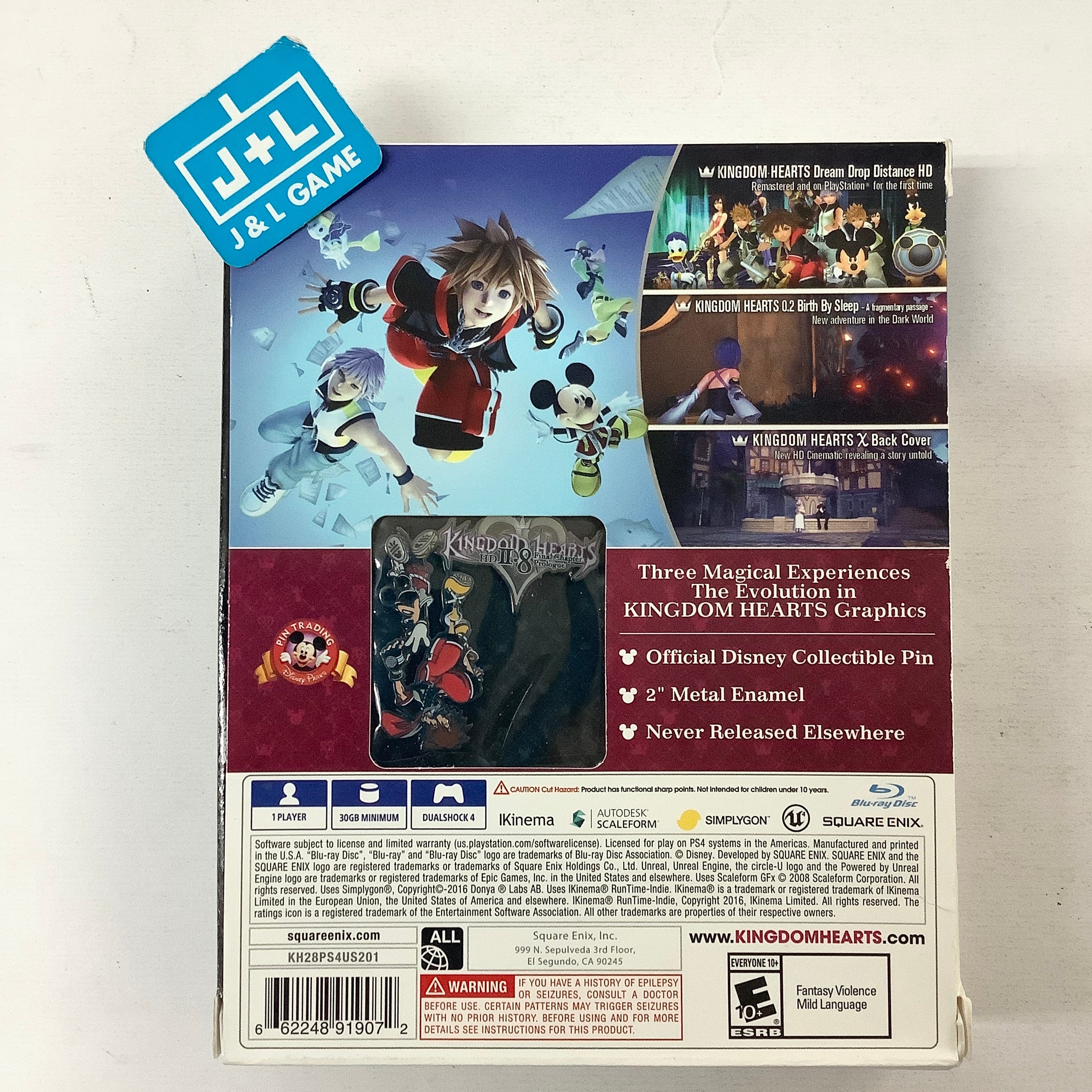 Kingdom Hearts HD 2.8 Final Chapter Prologue (Limited Edition) - (PS4) PlayStation 4 [Pre-Owned] Video Games Square Enix   