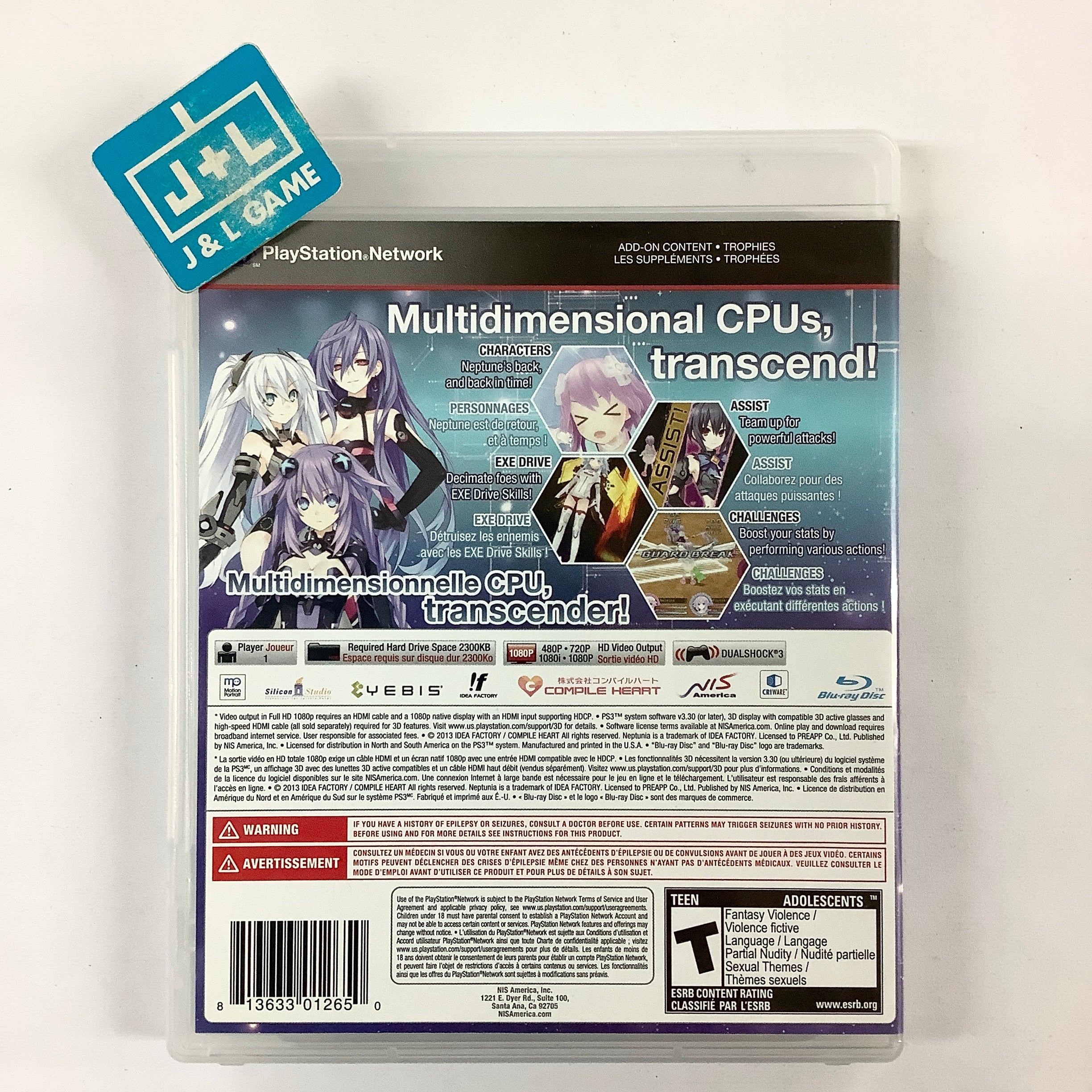 Hyperdimension Neptunia Victory - (PS3) PlayStation 3 [Pre-Owned] Video Games NIS America   