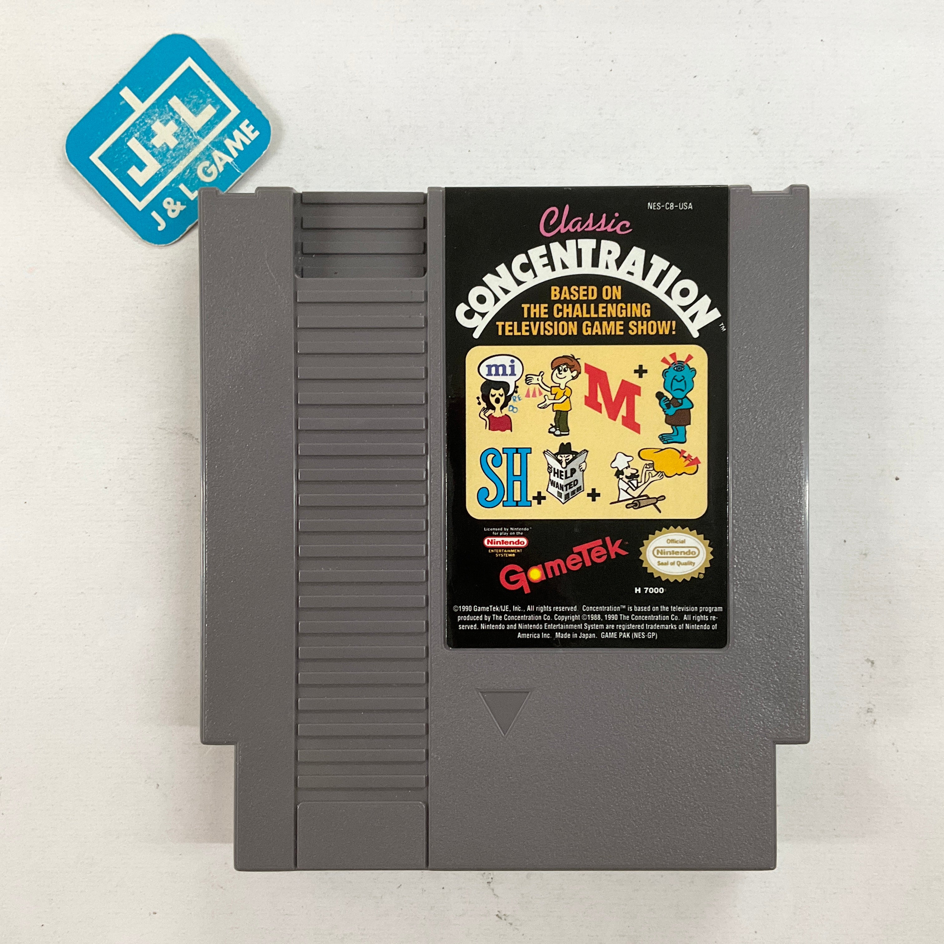 Classic Concentration - (NES) Nintendo Entertainment System [Pre-Owned] Video Games GameTek   