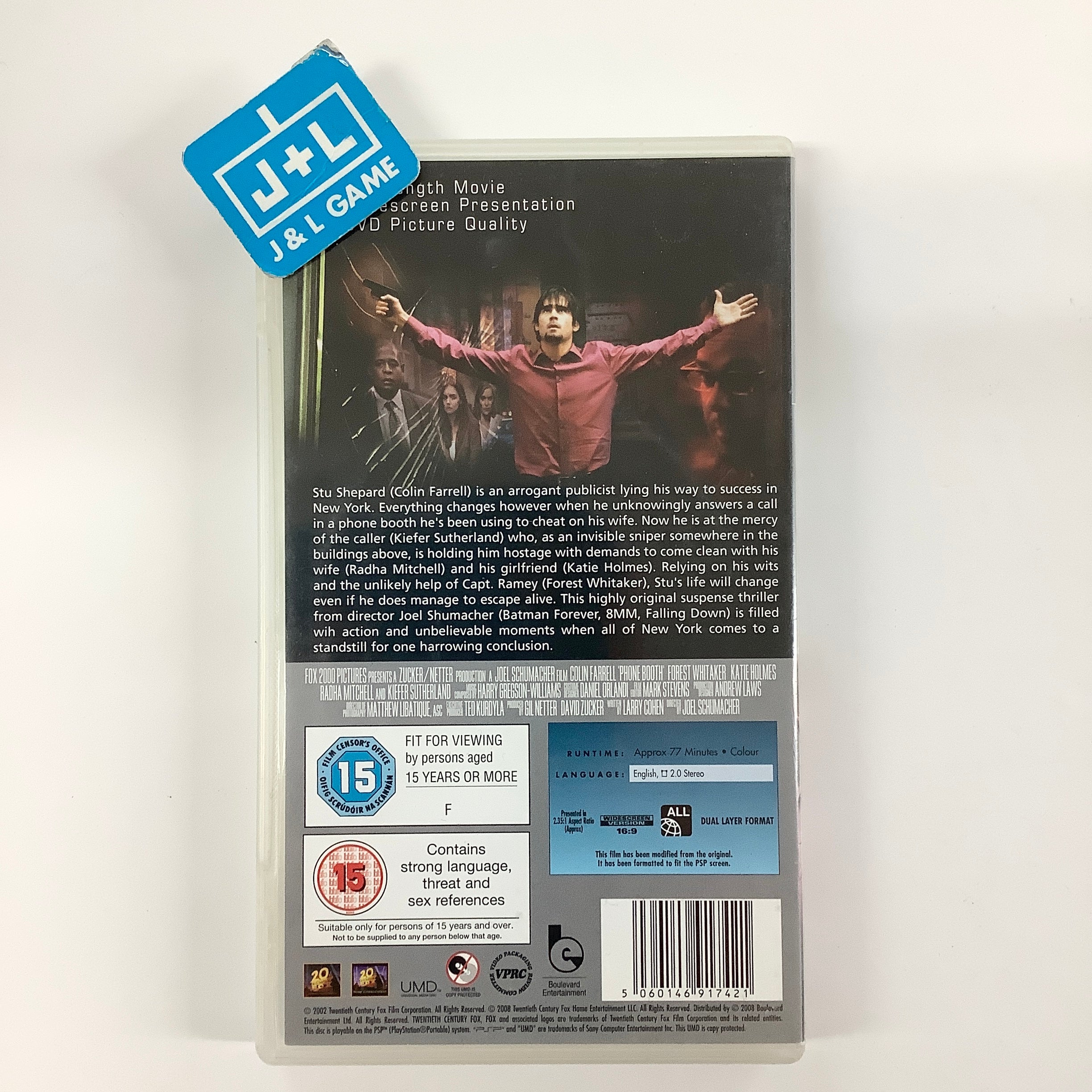 Phone Booth - PSP UMD Video [Pre-Owned] Home Sony Pictures