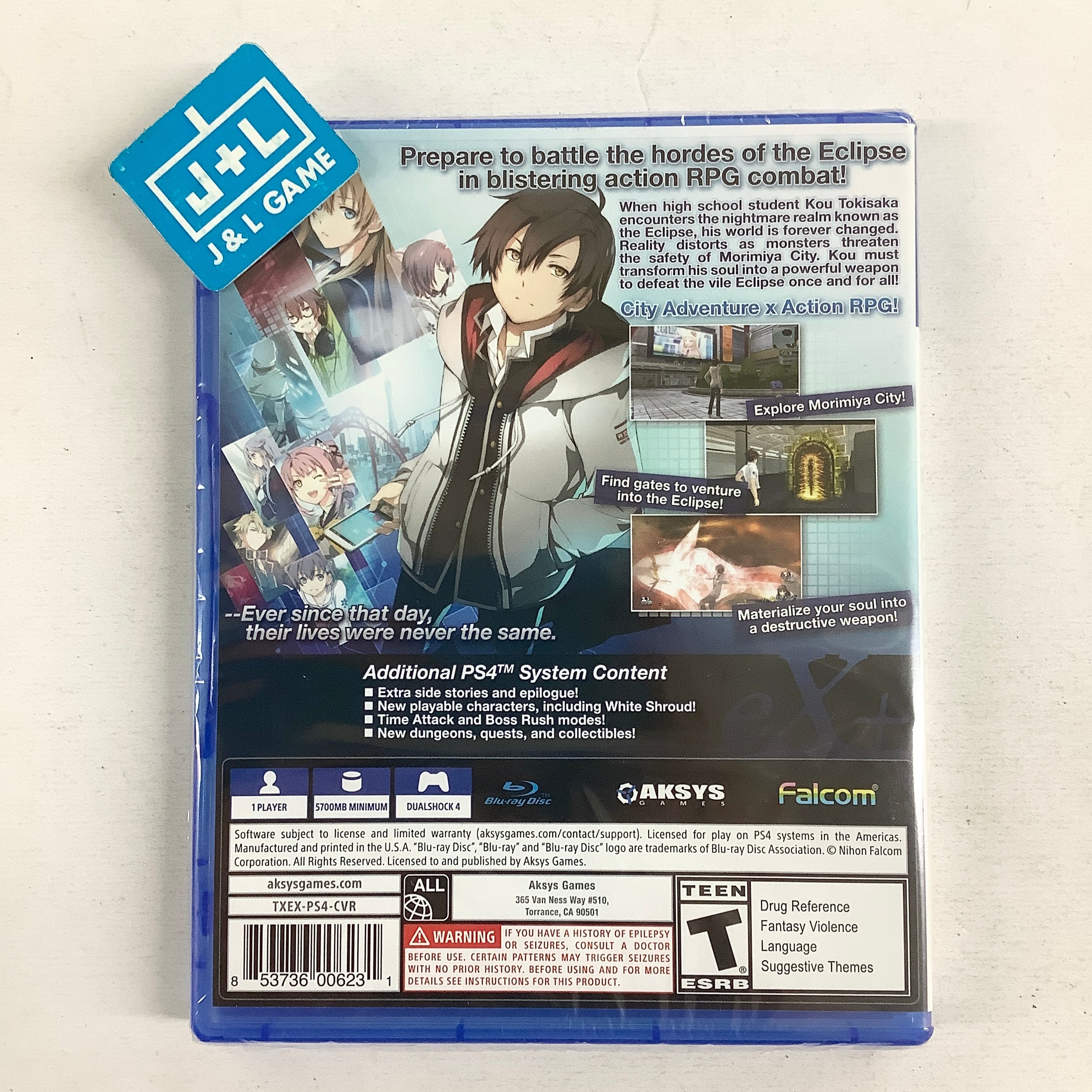 Tokyo Xanadu eX+ - (PS4) PlayStation 4 Video Games Aksys