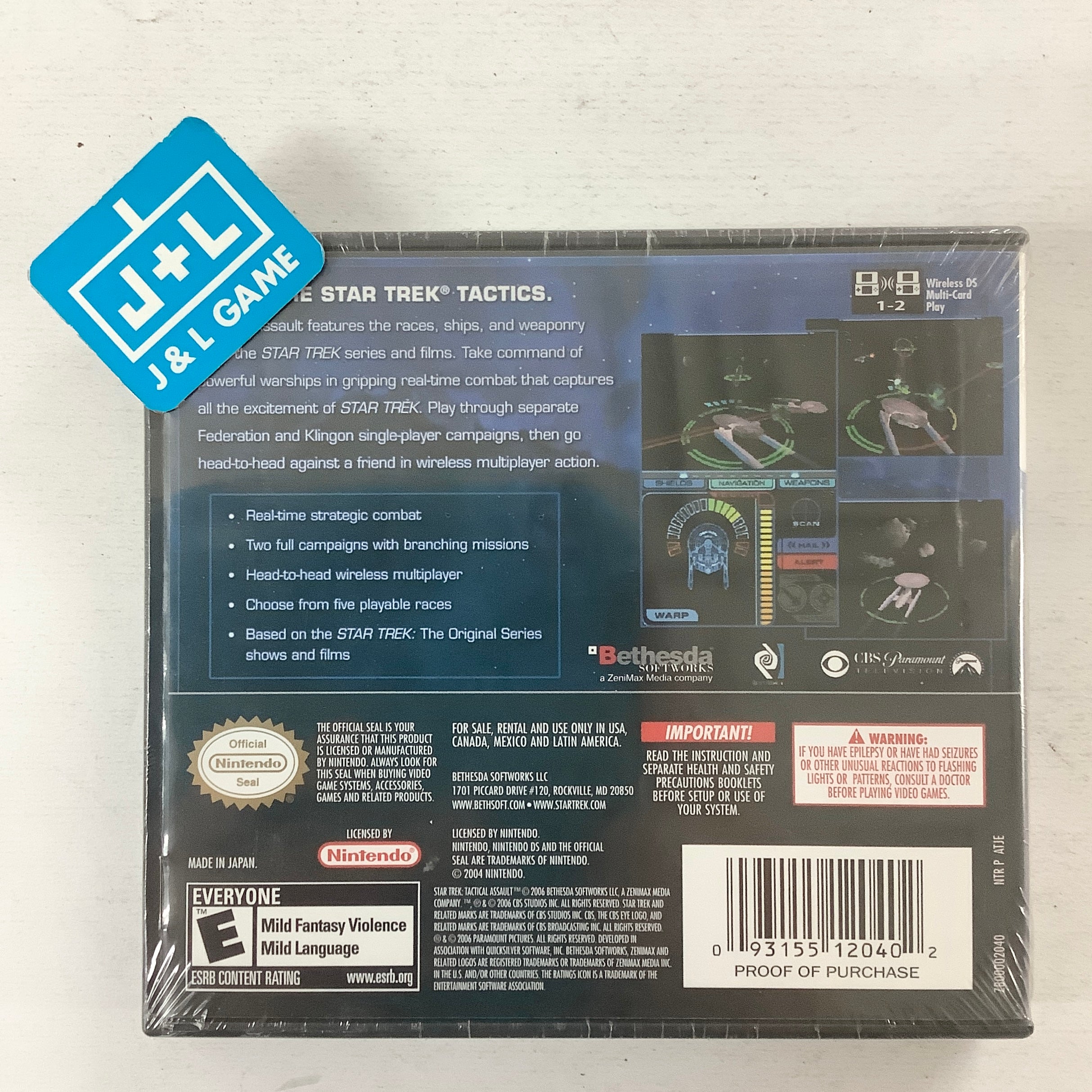 Star Trek: Tactical Assault - (NDS) Nintendo DS | J&L Game