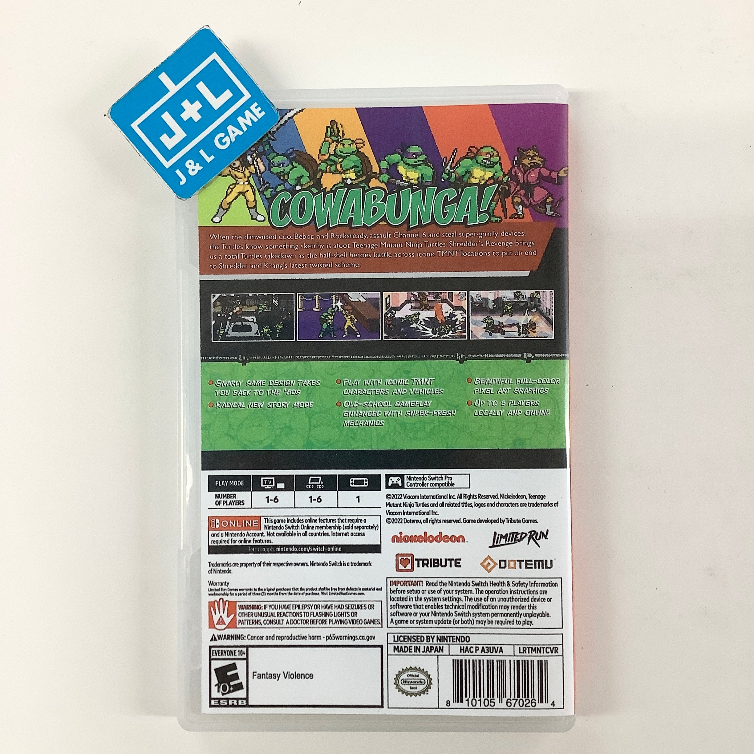 Teenage Mutant Ninja Turtles: Shredder's Revenge - (NSW) Nintendo Switch [Pre-Owned] Video Games Merge Games