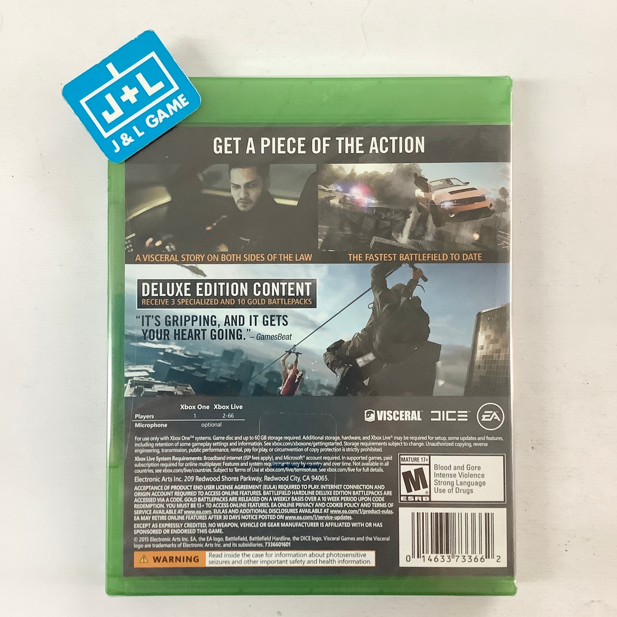 未開封 Xbox One バトルフィールド ハードライン デラックス エディショ Amazon.co.jp: バトルフィールド ハードライン デラックスエディション