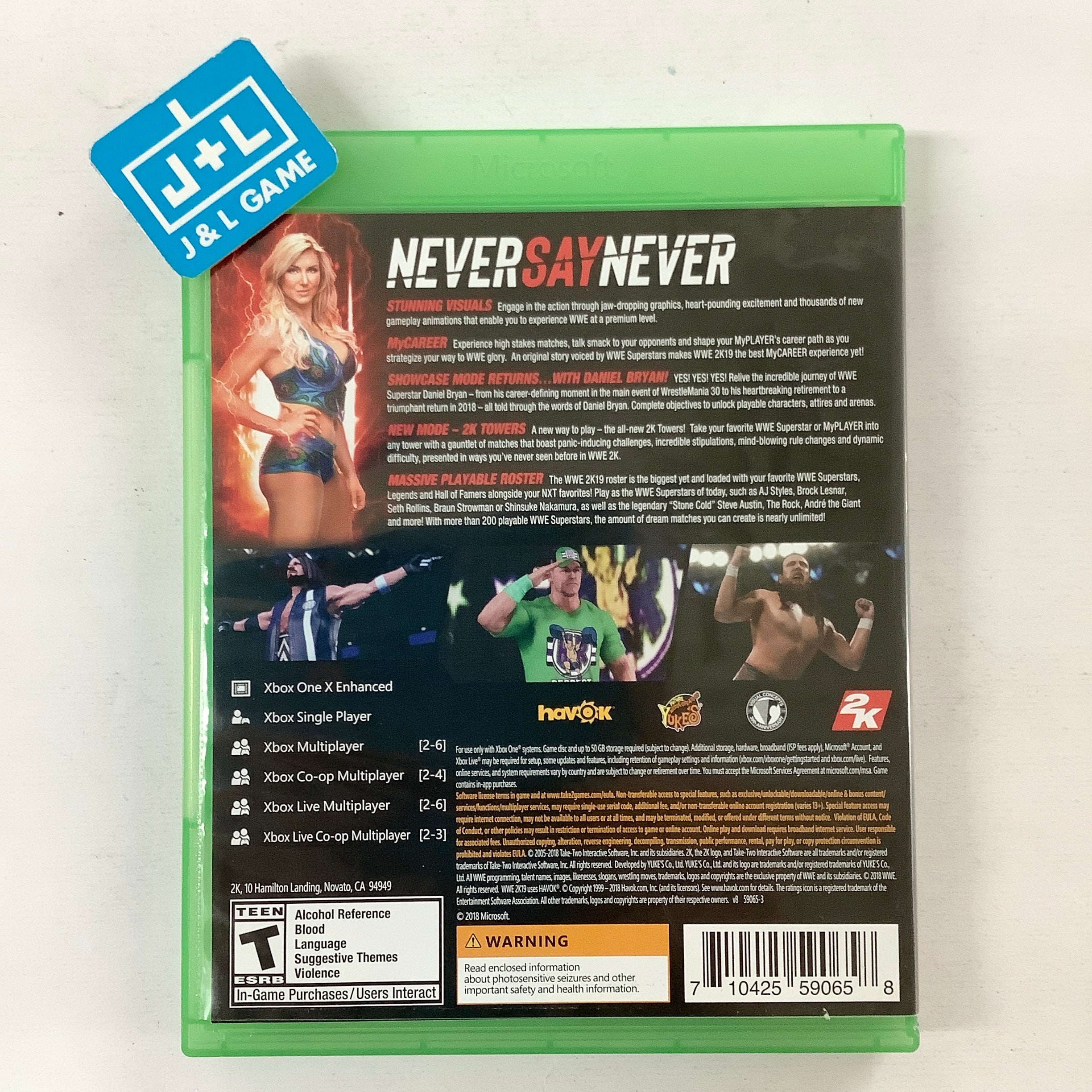 WWE 2K19 - (XB1) Xbox One [Pre-Owned] | J&L Game