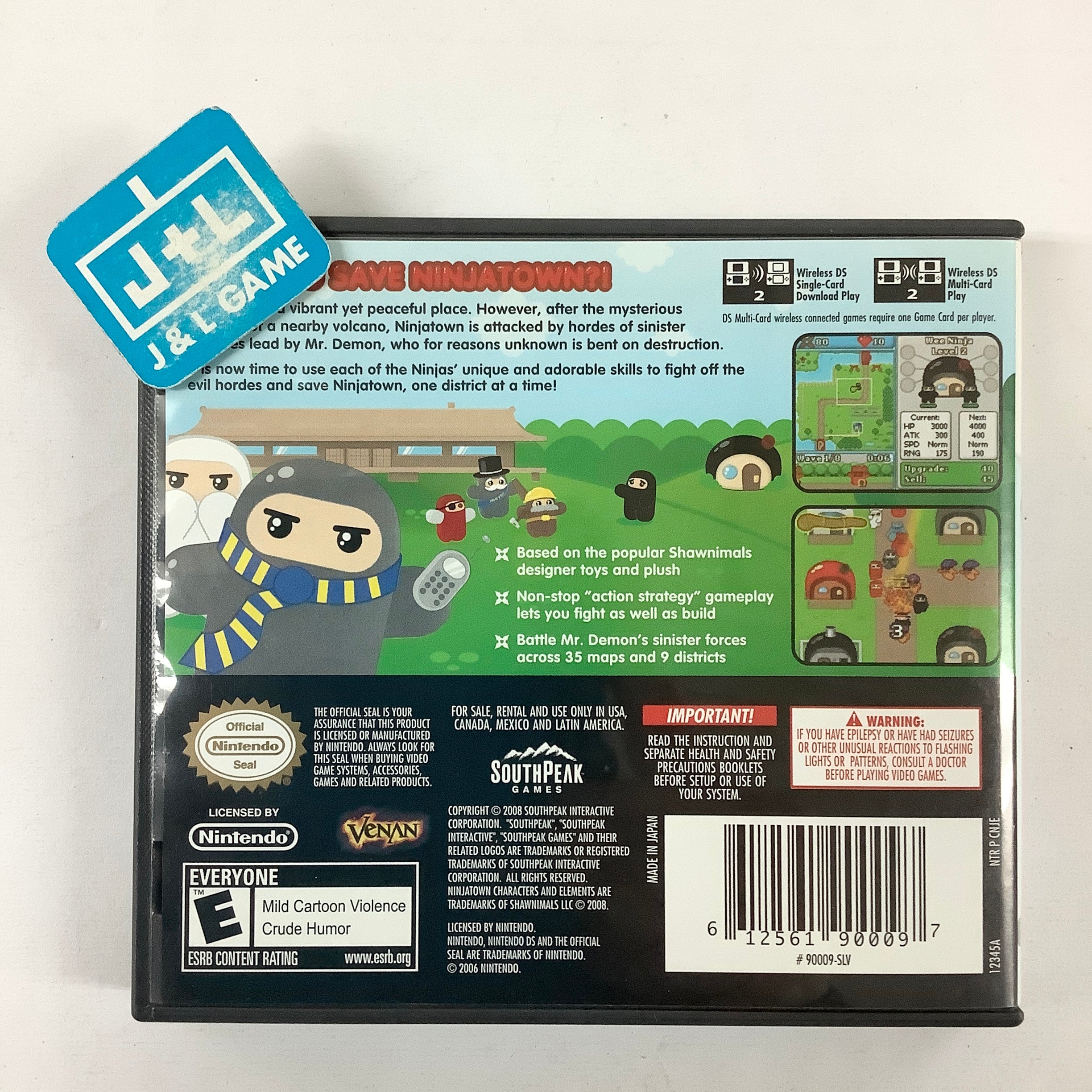 Ninjatown - (NDS) Nintendo DS [Pre-Owned] Video Games SouthPeak Games   