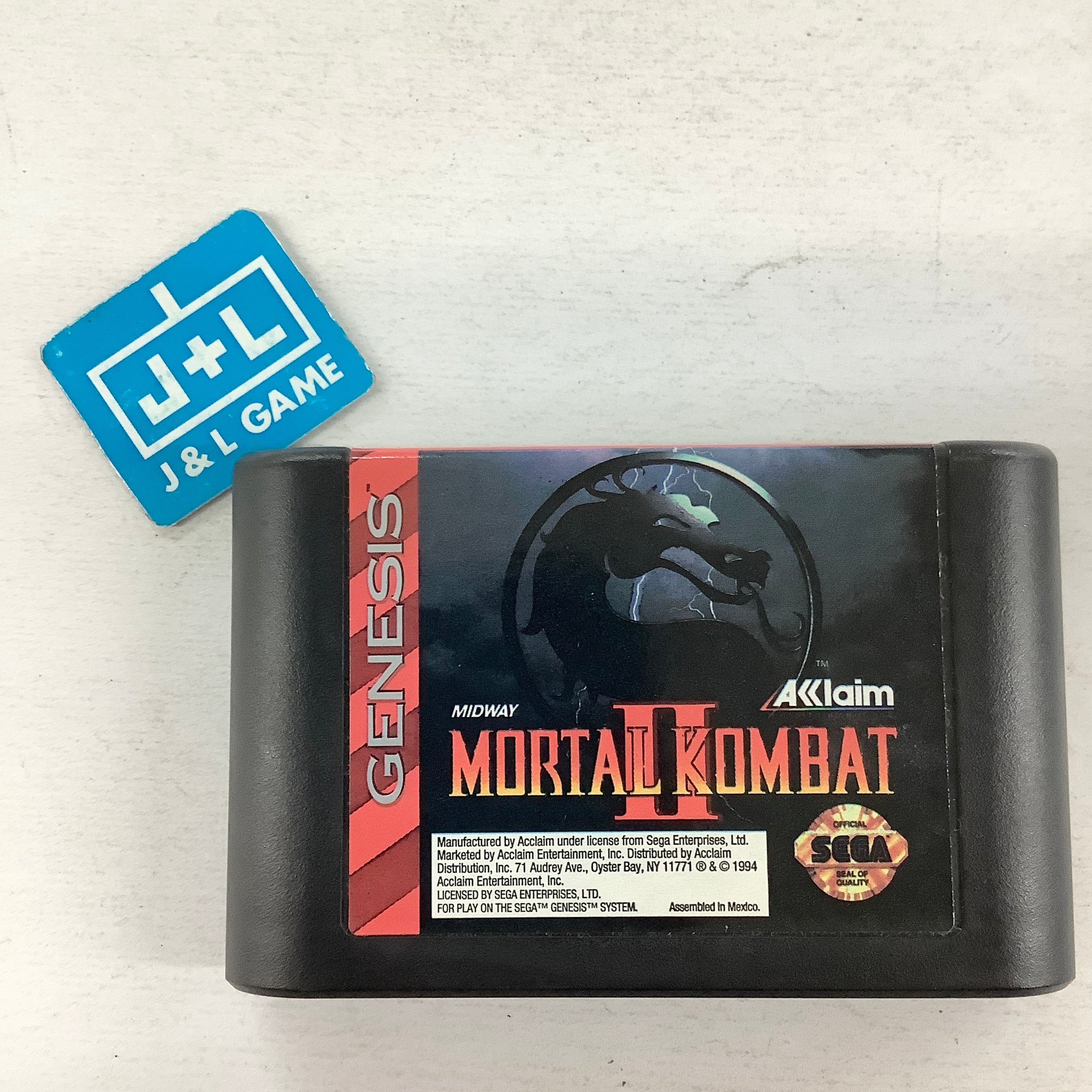 Mortal Kombat II - (SG) SEGA Genesis [Pre-Owned] Video Games Acclaim