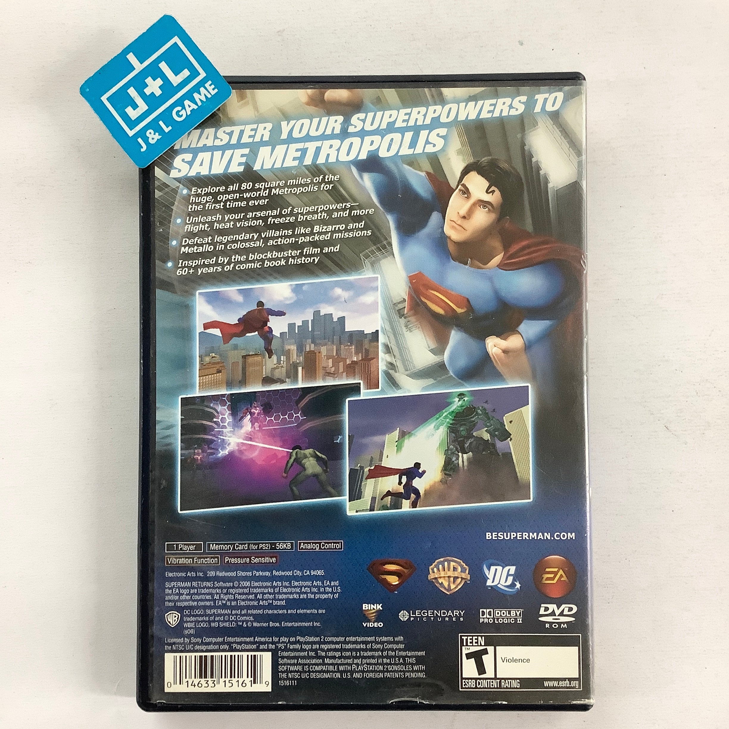 Superman Returns - (PS2) PlayStation 2 [Pre-Owned] Video Games EA Games