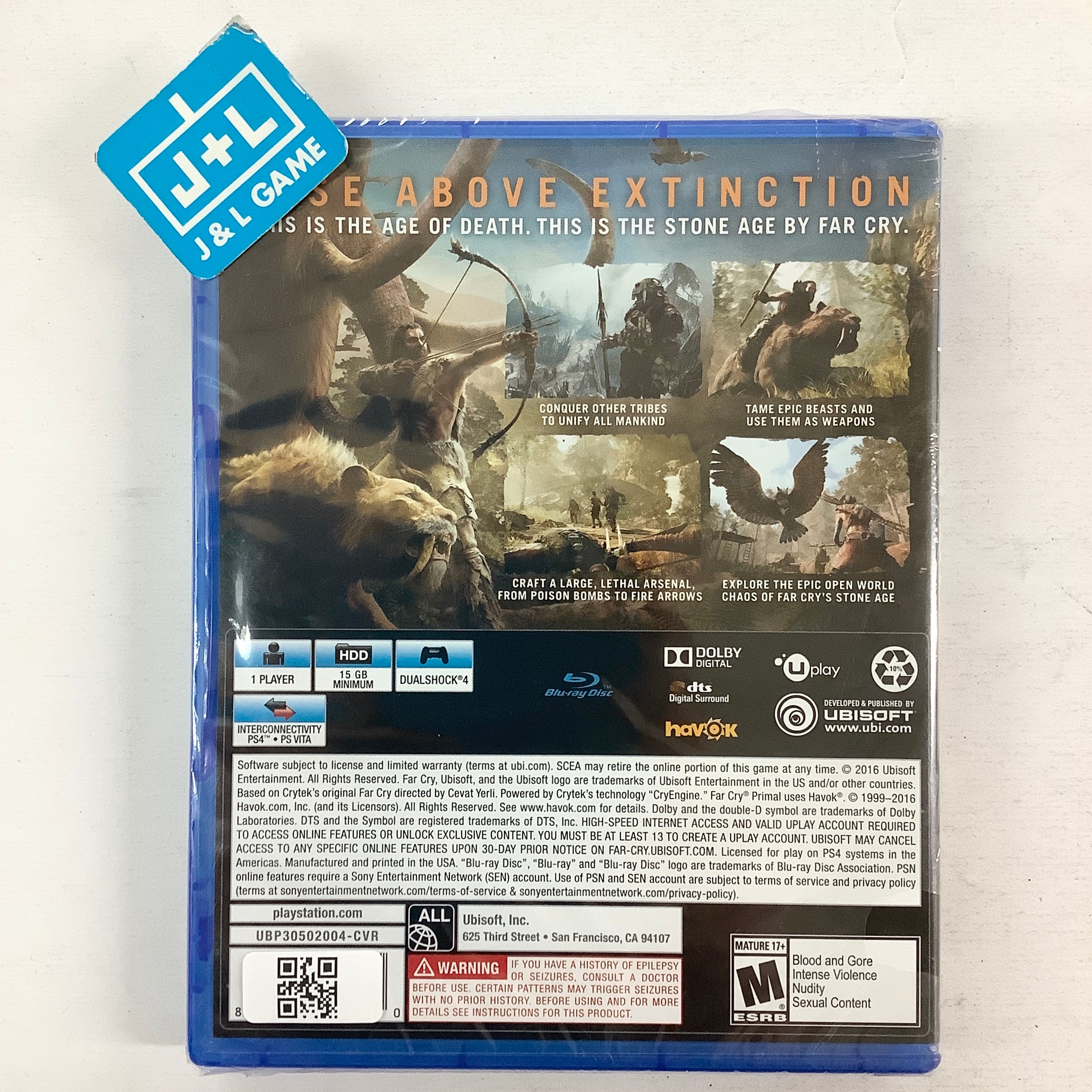 Far Cry Primal - (PS4) PlayStation 4 Video Games Ubisoft