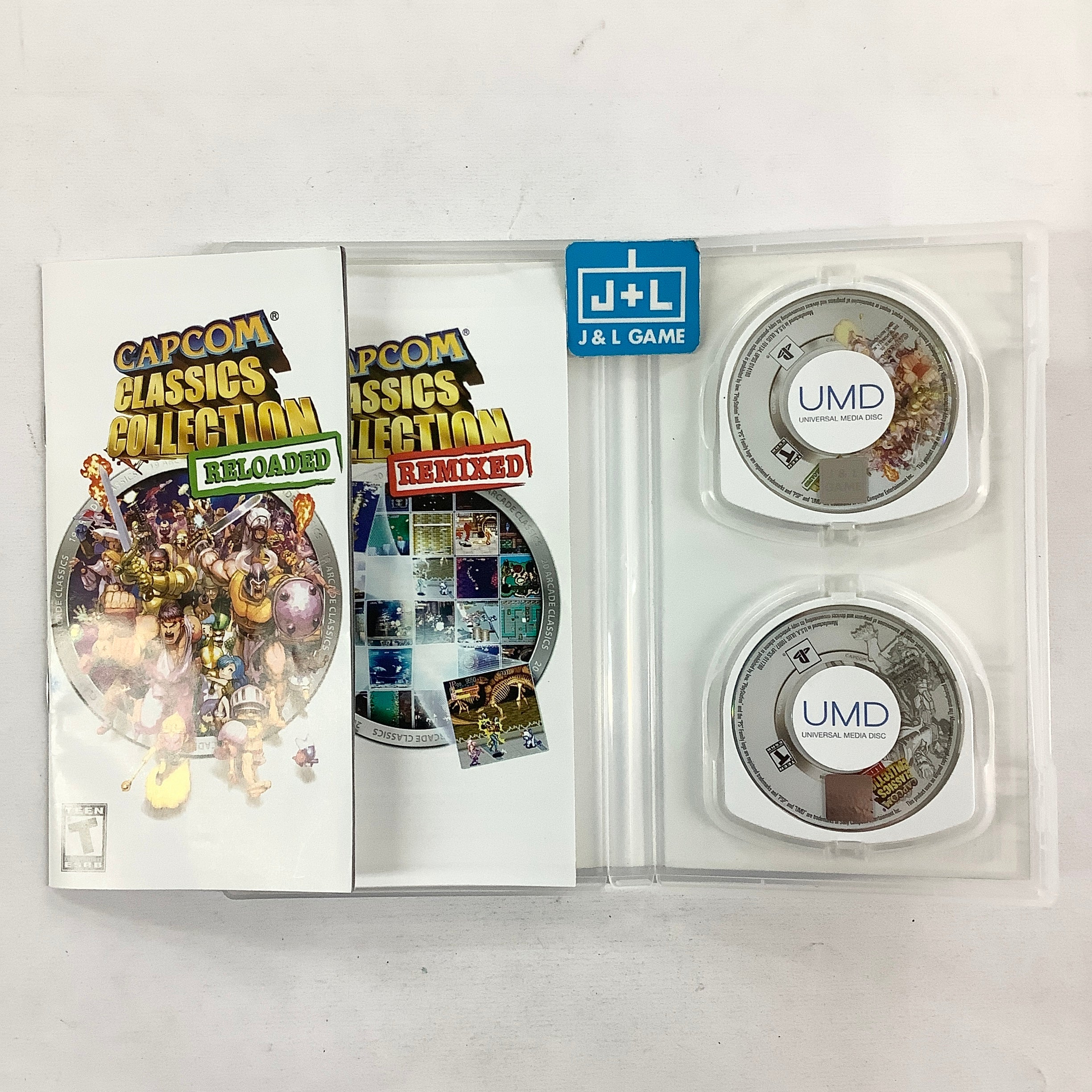カプコン クラシックス コレクション Dual Pack 新品・PSP北米版 Capcom Classics Dual Pack: Remixed and Reloaded - Sony PSP