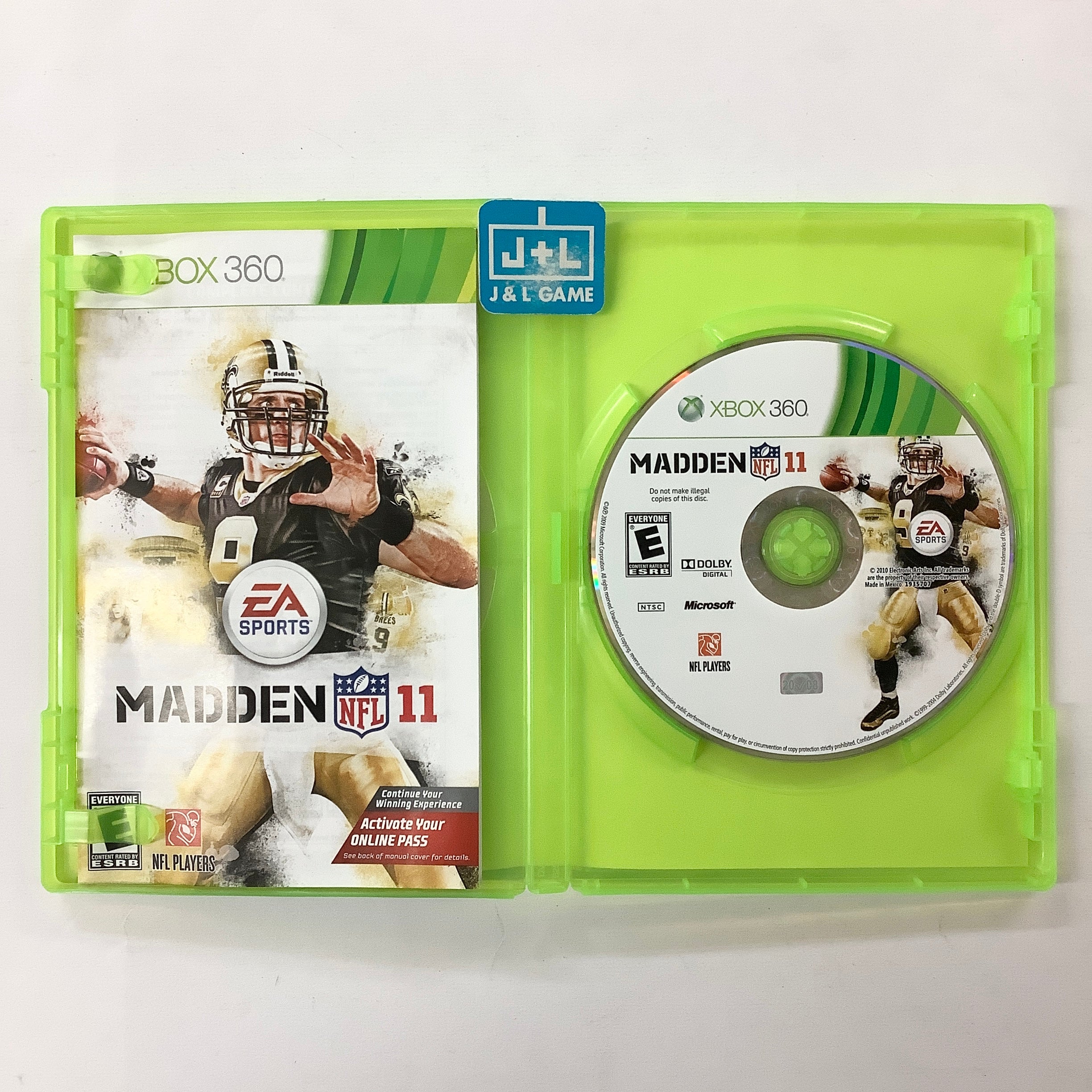 Madden NFL 11 - Xbox 360 [Pre-Owned] | J&L Game