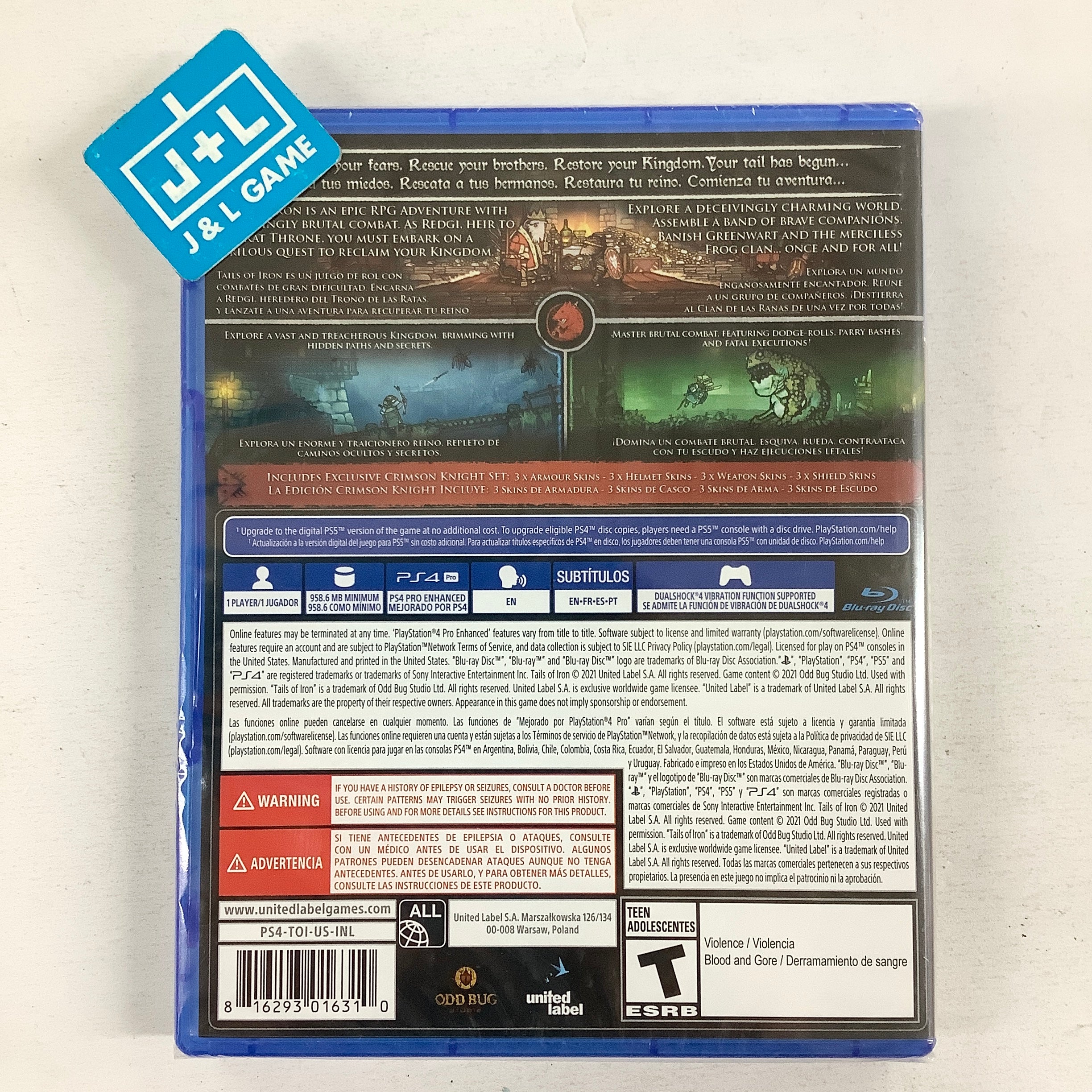 Tails of Iron (Crimson Knight Edition) - (PS4) PlayStation 4 Video Games CI Games
