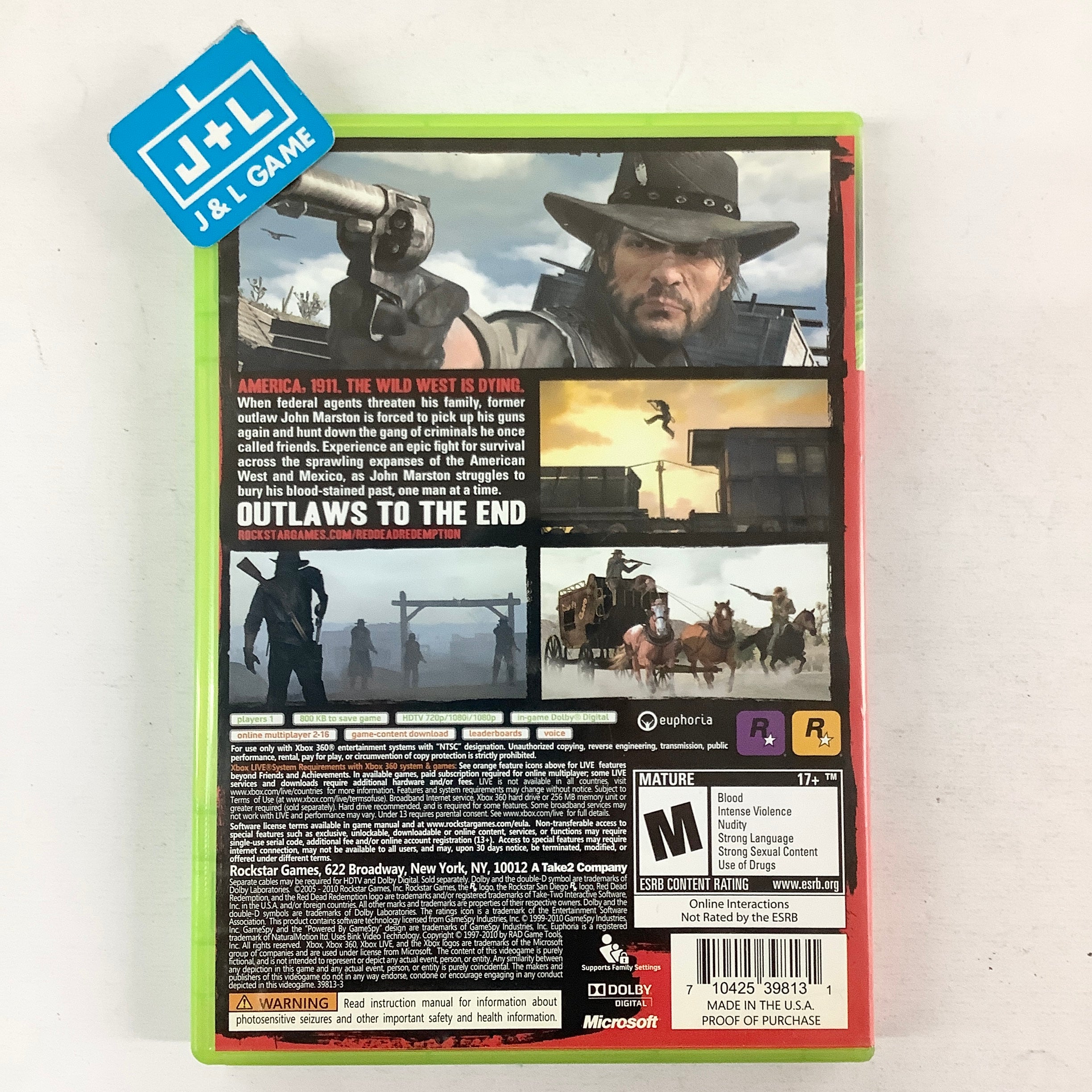 Red Dead Redemption (Special Edition) - Xbox 360 [Pre-Owned] Video Games Rockstar Games