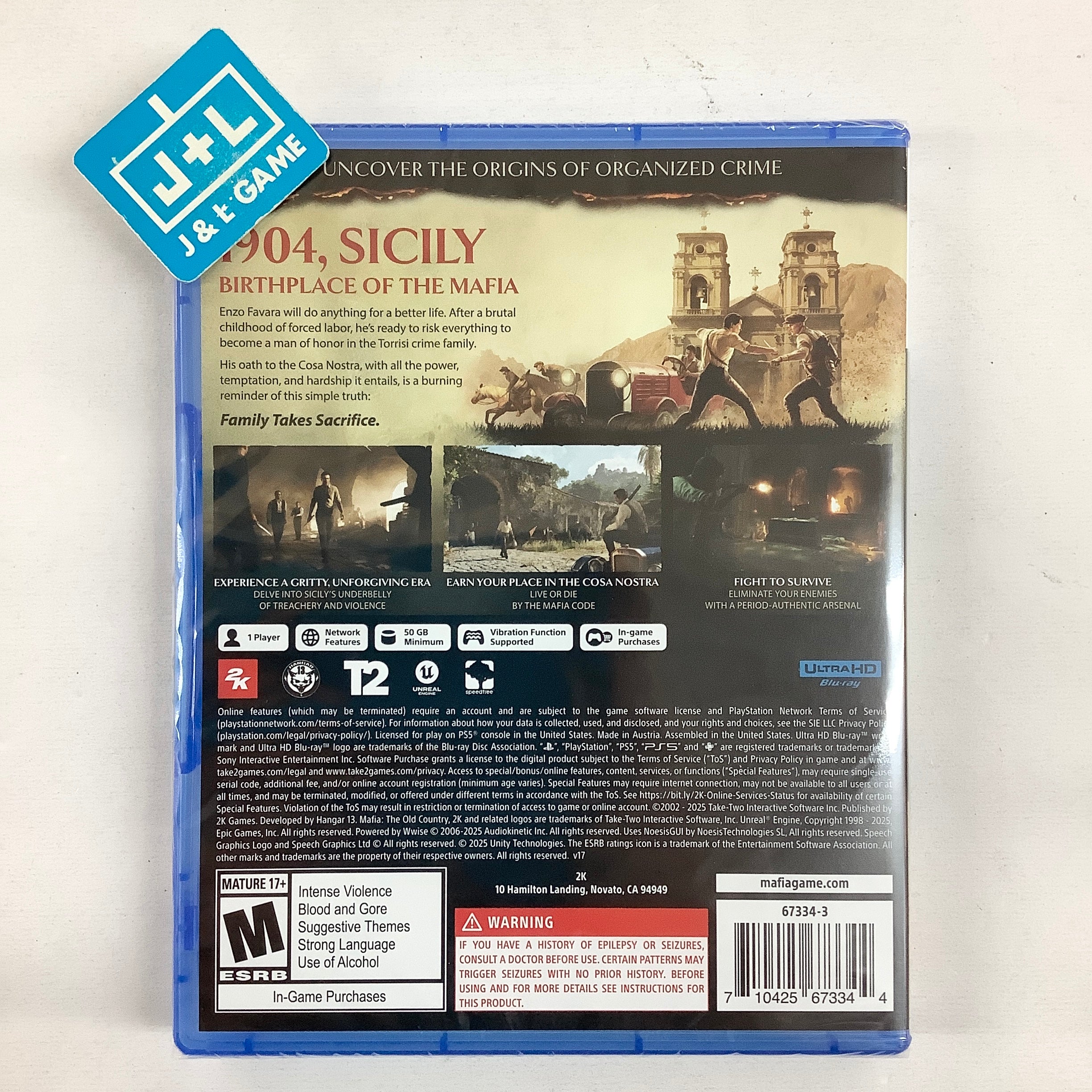 Mafia: The Old Country - (PS5) PlayStation 5 Video Games 2K