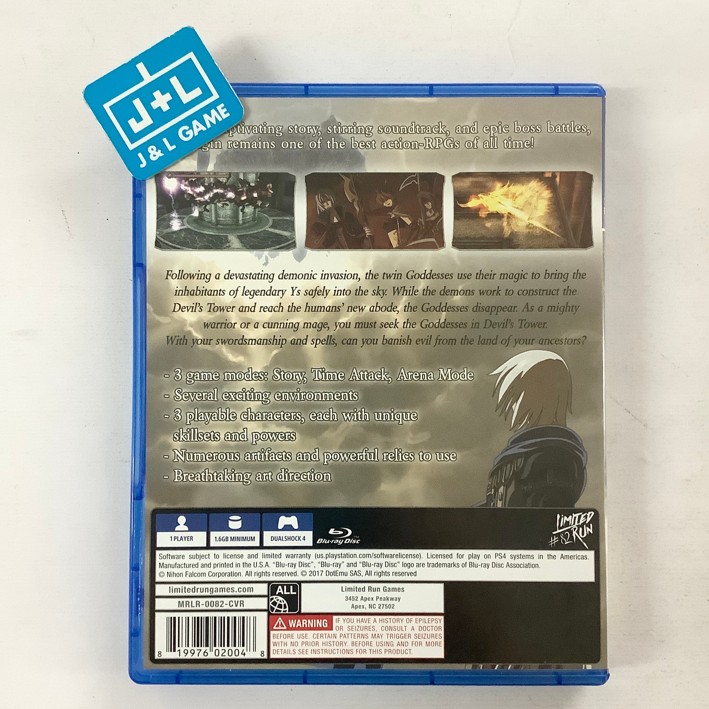 Ys Origin (Limited Run #82) - (PS4) PlayStation 4 [Pre-Owned] Video Games Limited Run Games   
