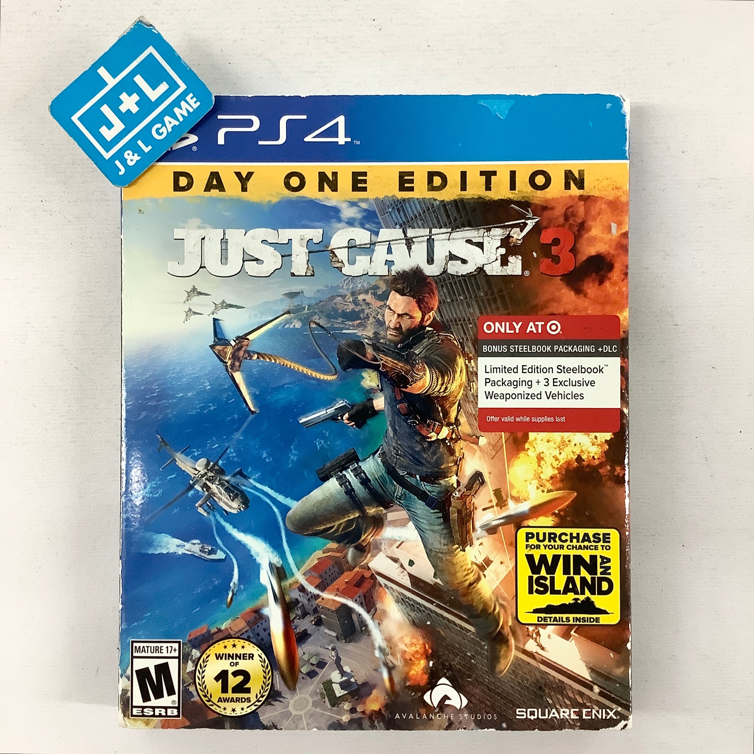 Just Cause 3 (Day One Steelbook Edition) - (PS4) PlayStation 4 [Pre-Owned] Video Games Square Enix