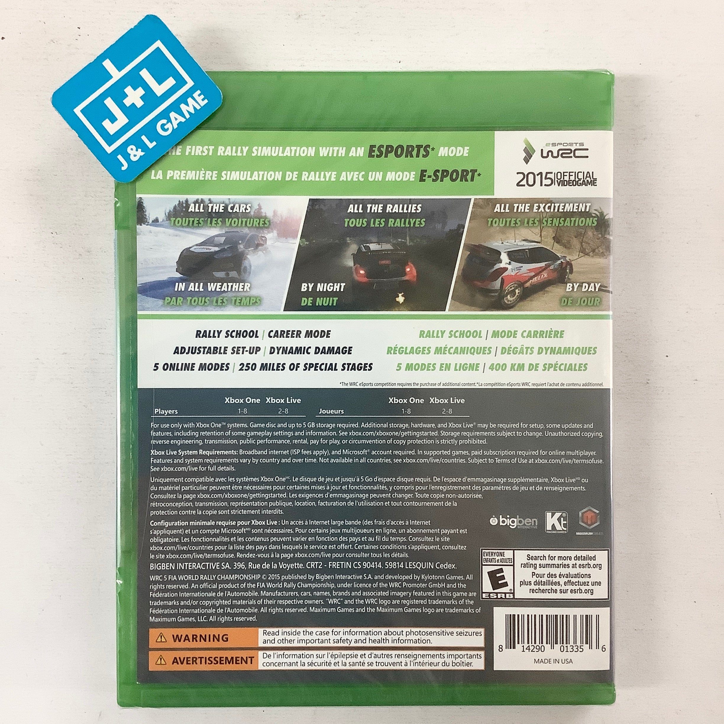 WRC 5 - (XB1) Xbox One Video Games Bigben Interactive   
