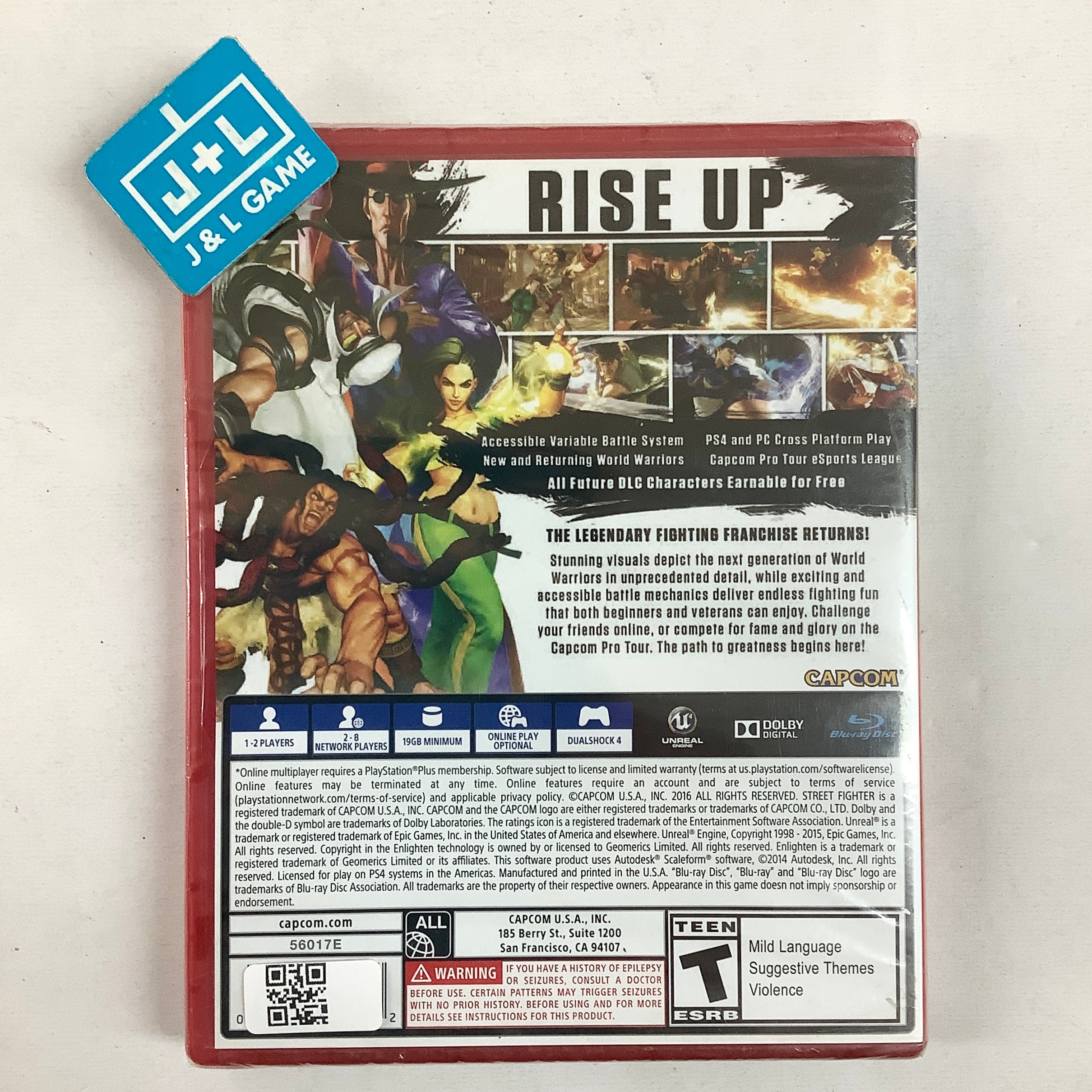 Street Fighter V (PlayStation Hits) - (PS4) PlayStation 4 Video Games Capcom