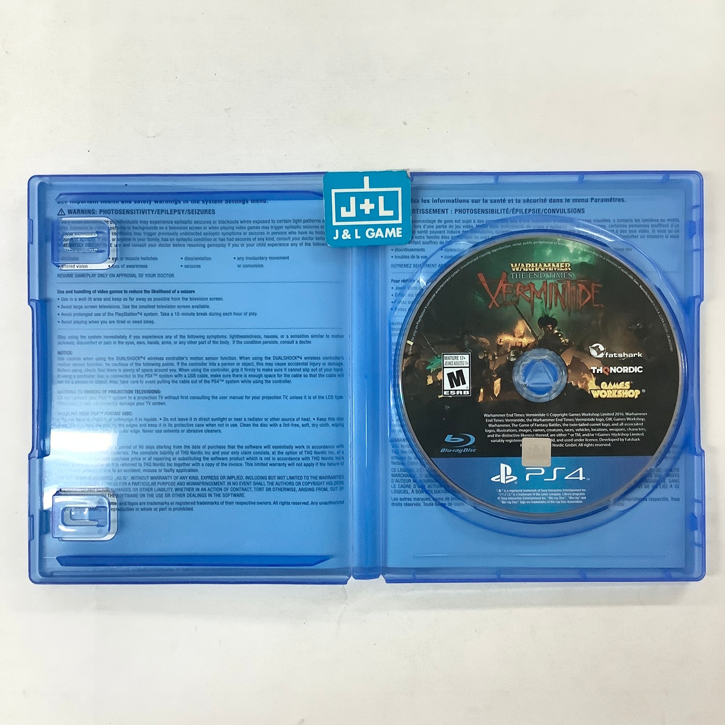 Warhammer: The End Times - Vermintide - (PS4) PlayStation 4 [Pre-Owned] Video Games THQ Nordic