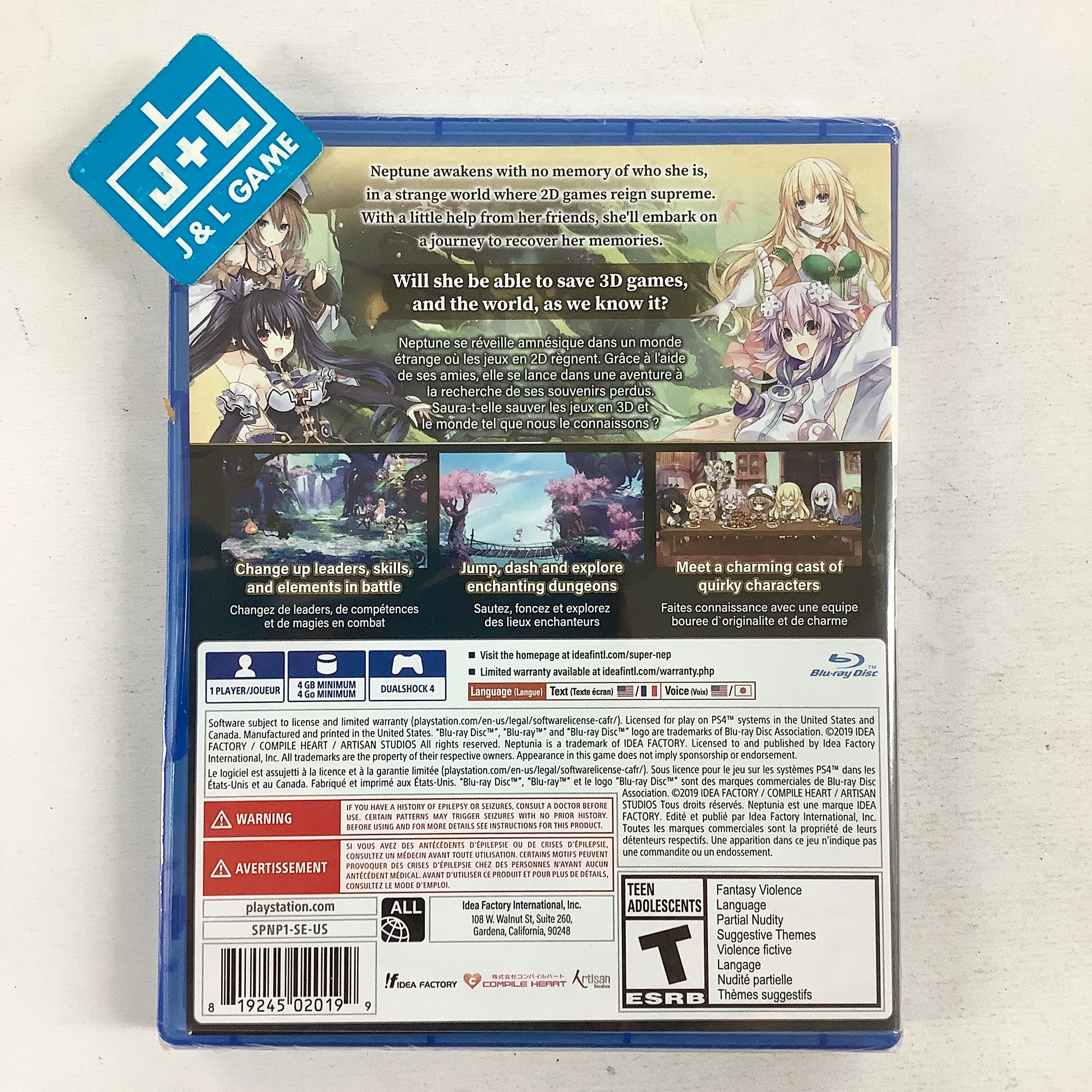 Super Neptunia RPG - (PS4) PlayStation 4 Video Games Idea Factory