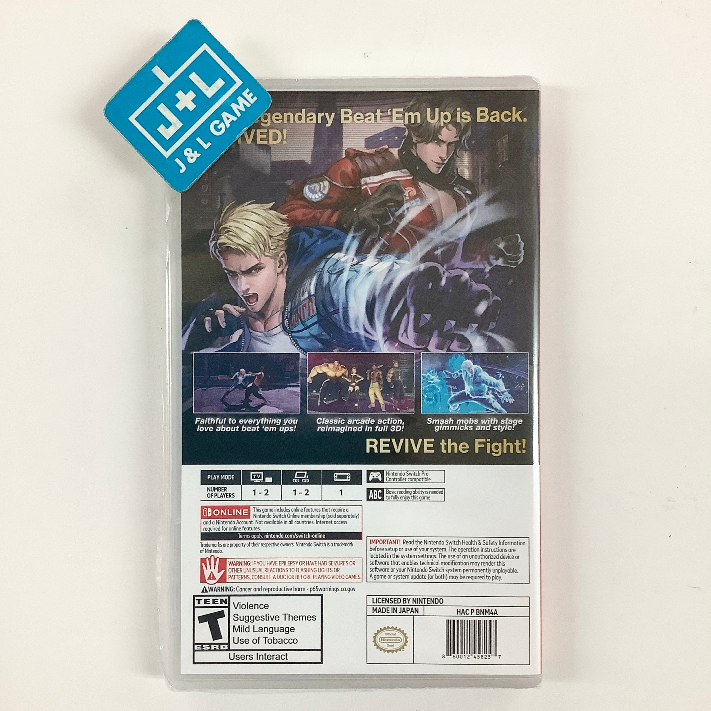 Double Dragon Revive - (NSW) Nintendo Switch Video Games Arc System Works