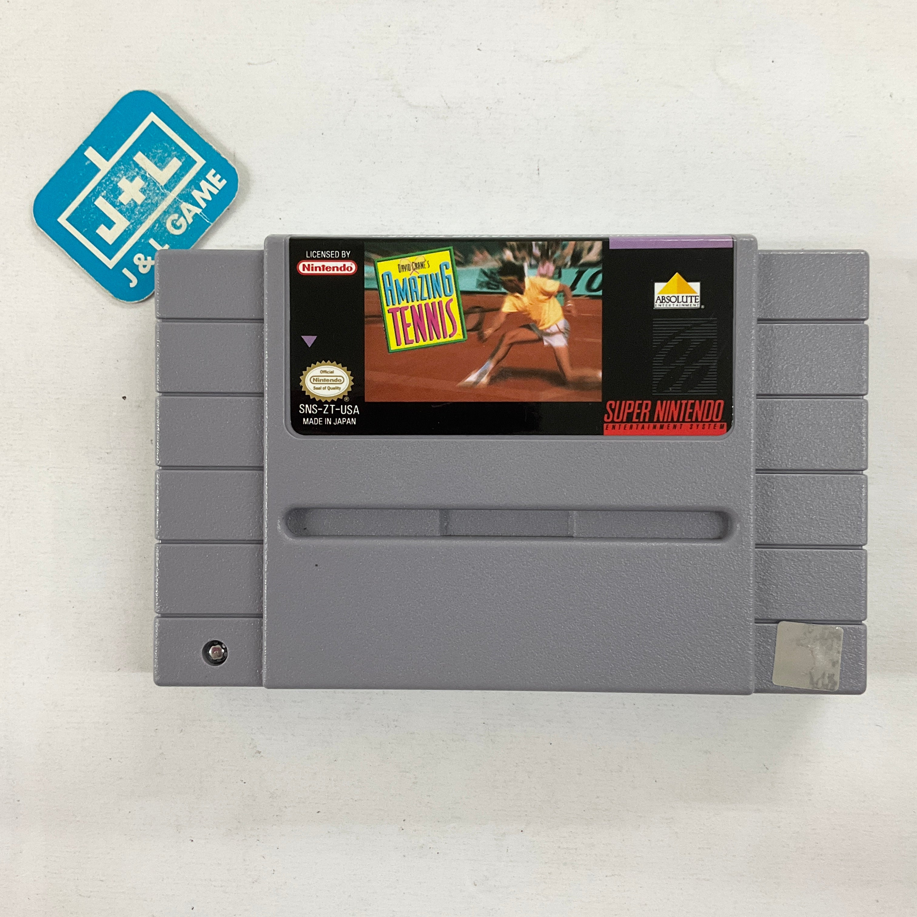 David Crane's Amazing Tennis - (SNES) Super Nintendo [Pre-Owned