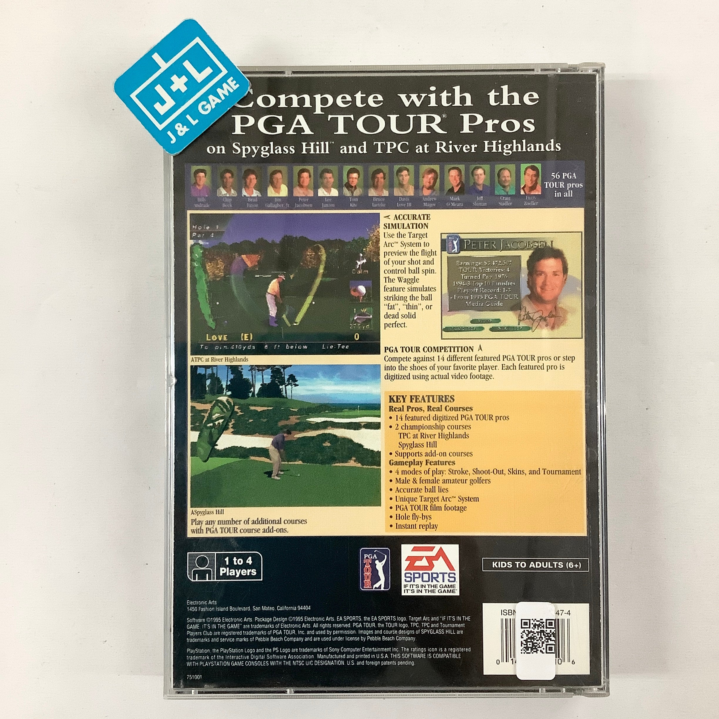 PGA Tour 96 (Long Box) - (PS1) Playstation 1 [Pre-Owned] Video Games EA Sports   