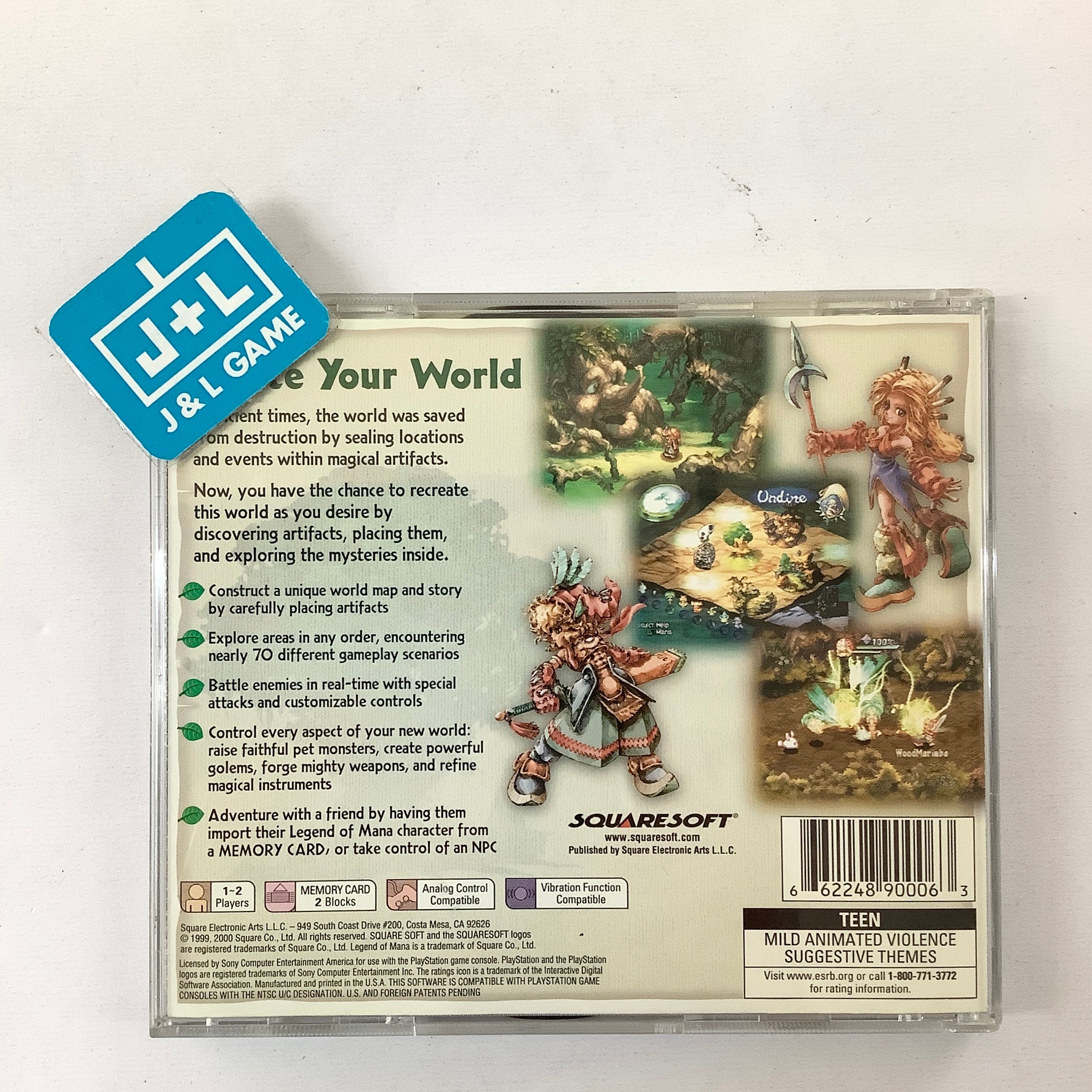 Legend of Mana - PlayStation 1 [Pre-Owned] Video Games Square EA   