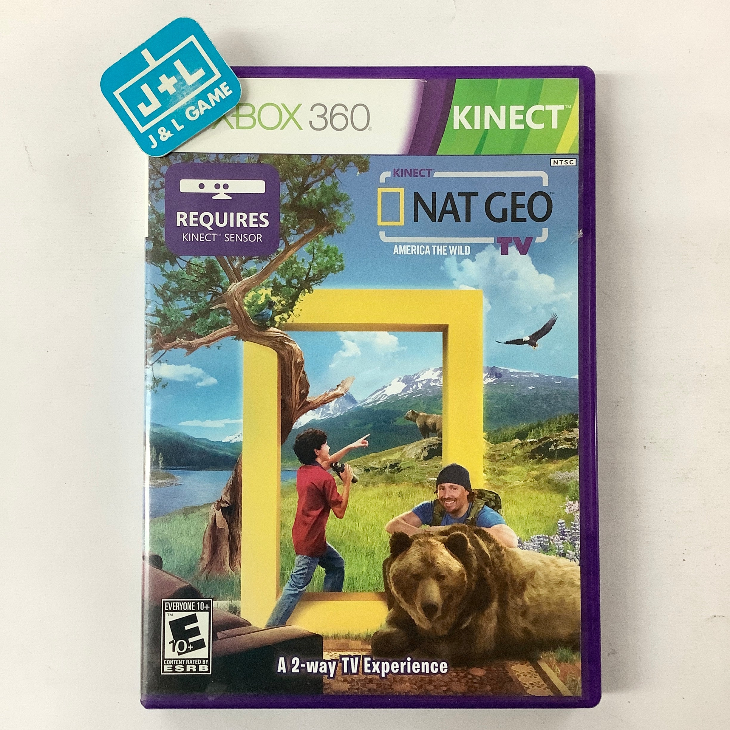 Kinect Nat Geo TV: America the Wild - Xbox 360 [Pre-Owned] Video Games Microsoft Game Studios   