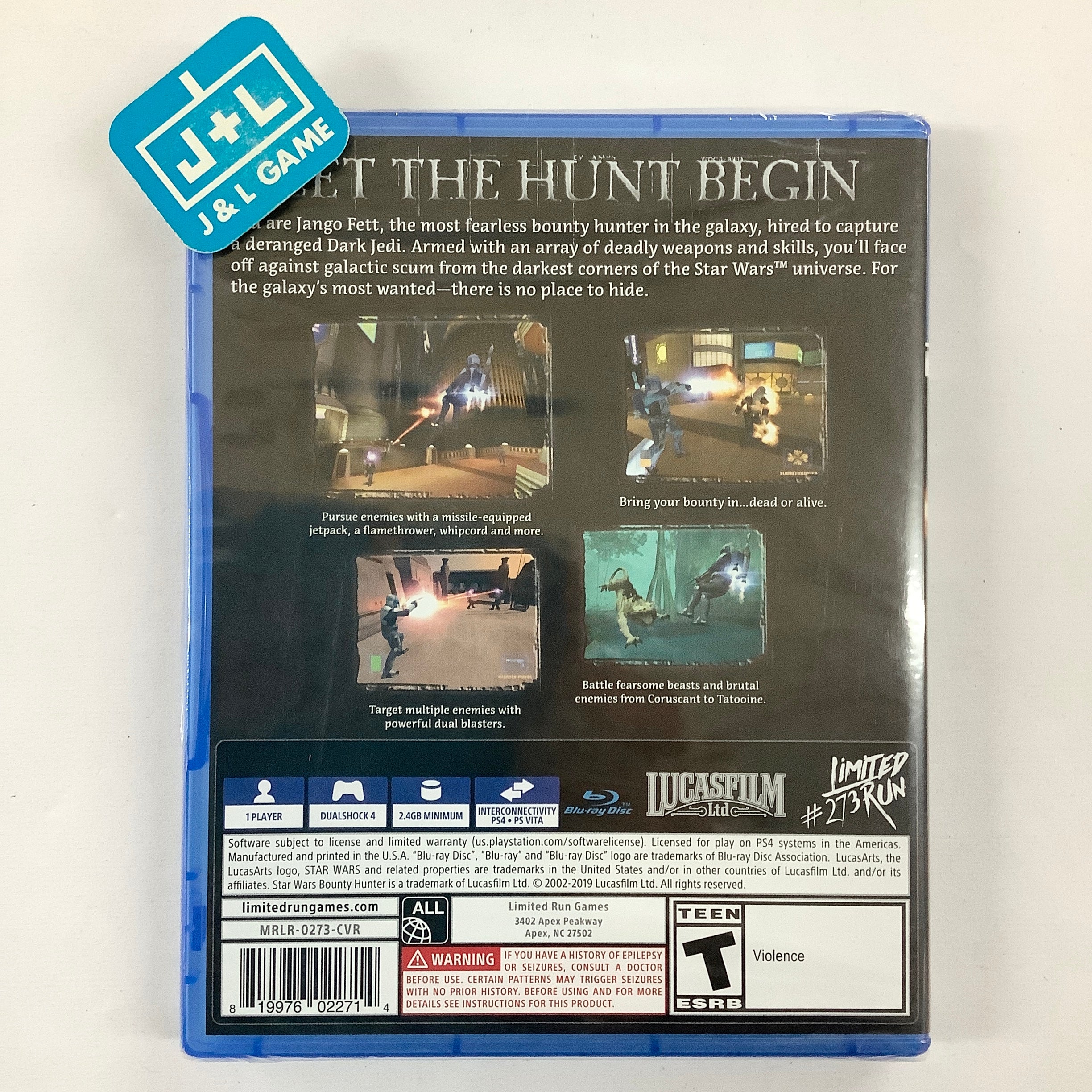 Star Wars Bounty Hunter (Limited Run #273) - (PS4) PlayStation 4 Video Games Limited Run Games   