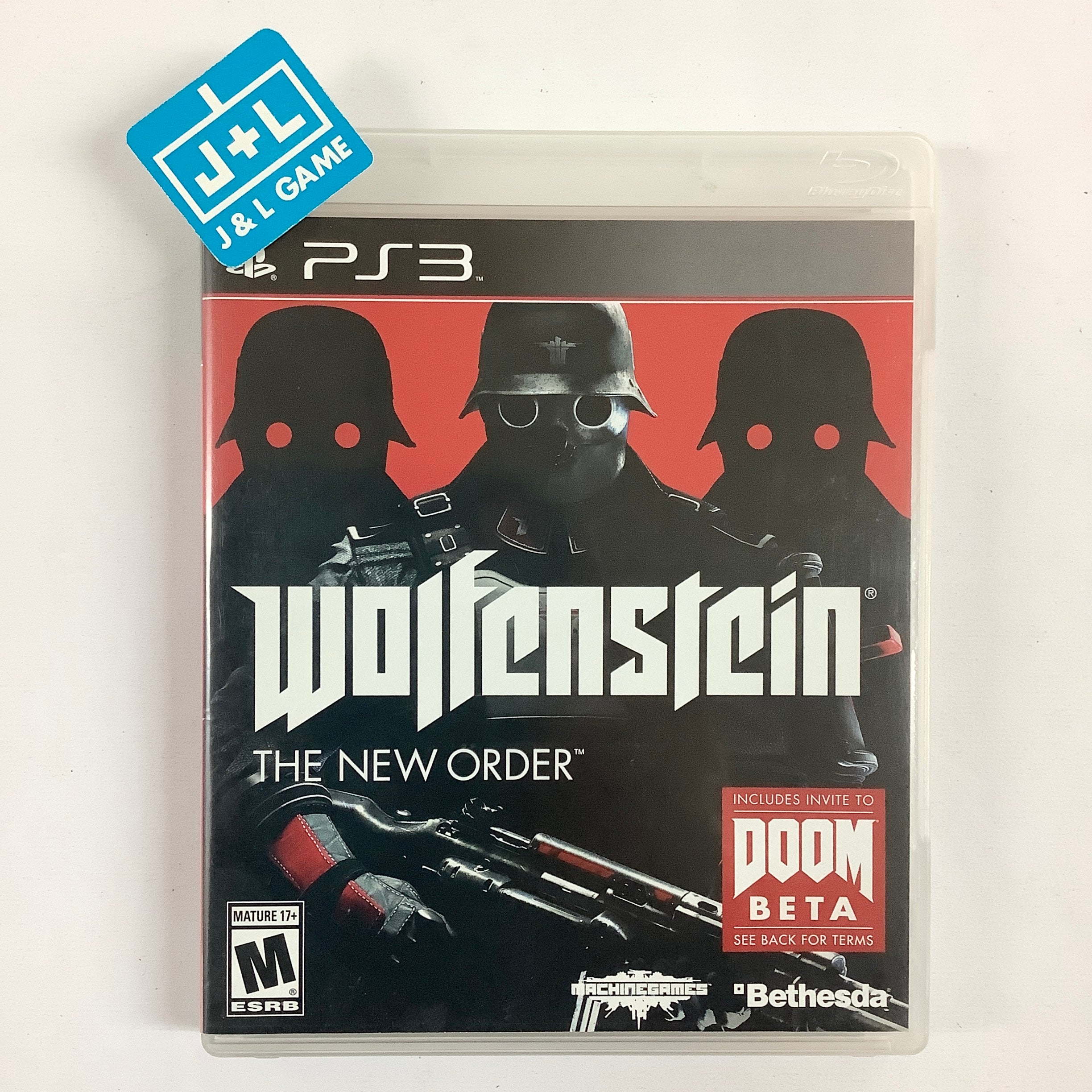 Wolfenstein: The New Order - (PS3) PlayStation 3 [Pre-Owned] Video Games Bethesda Softworks   