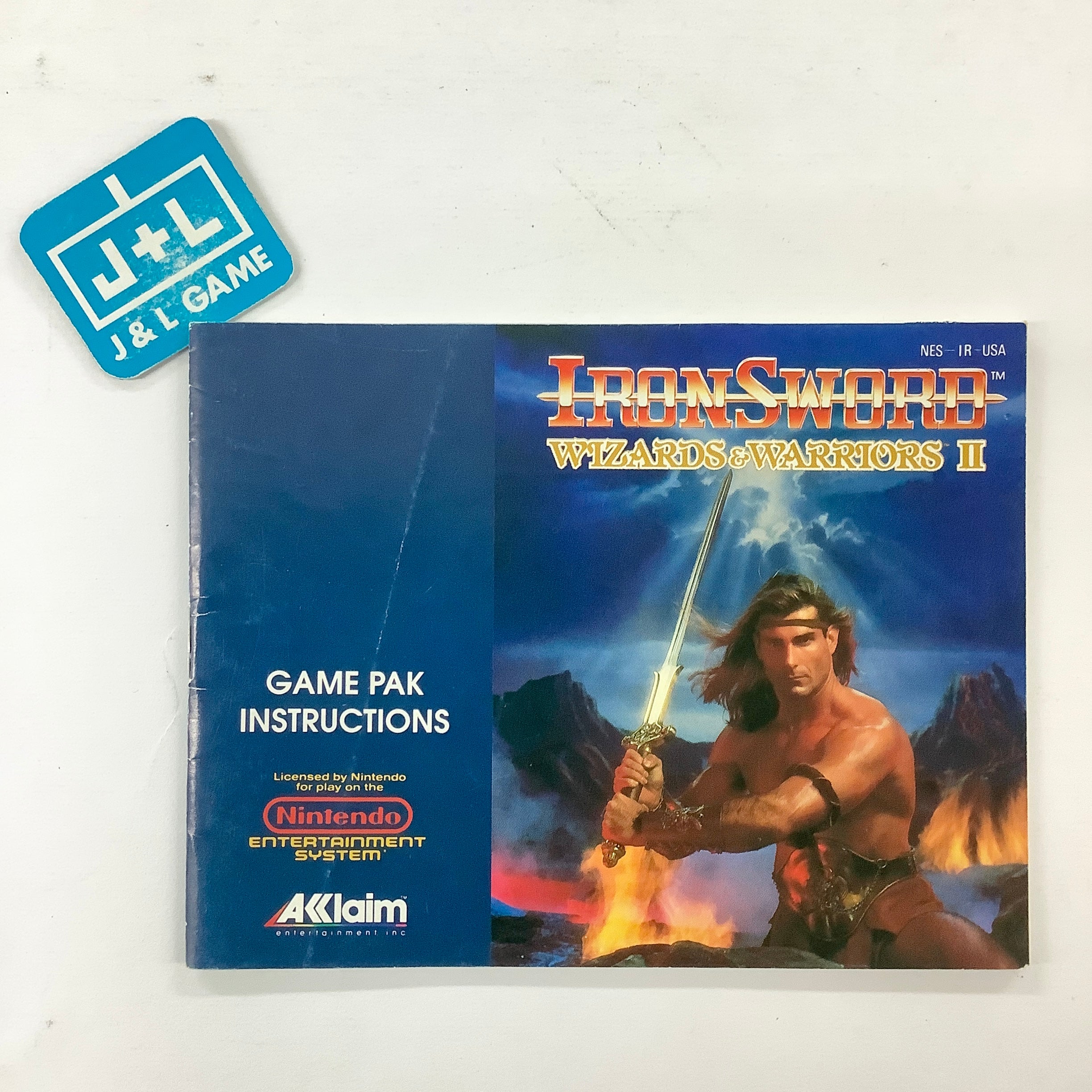 IronSword: Wizards & Warriors II - (NES) Nintendo Entertainment System [Pre-Owned] Video Games Acclaim   