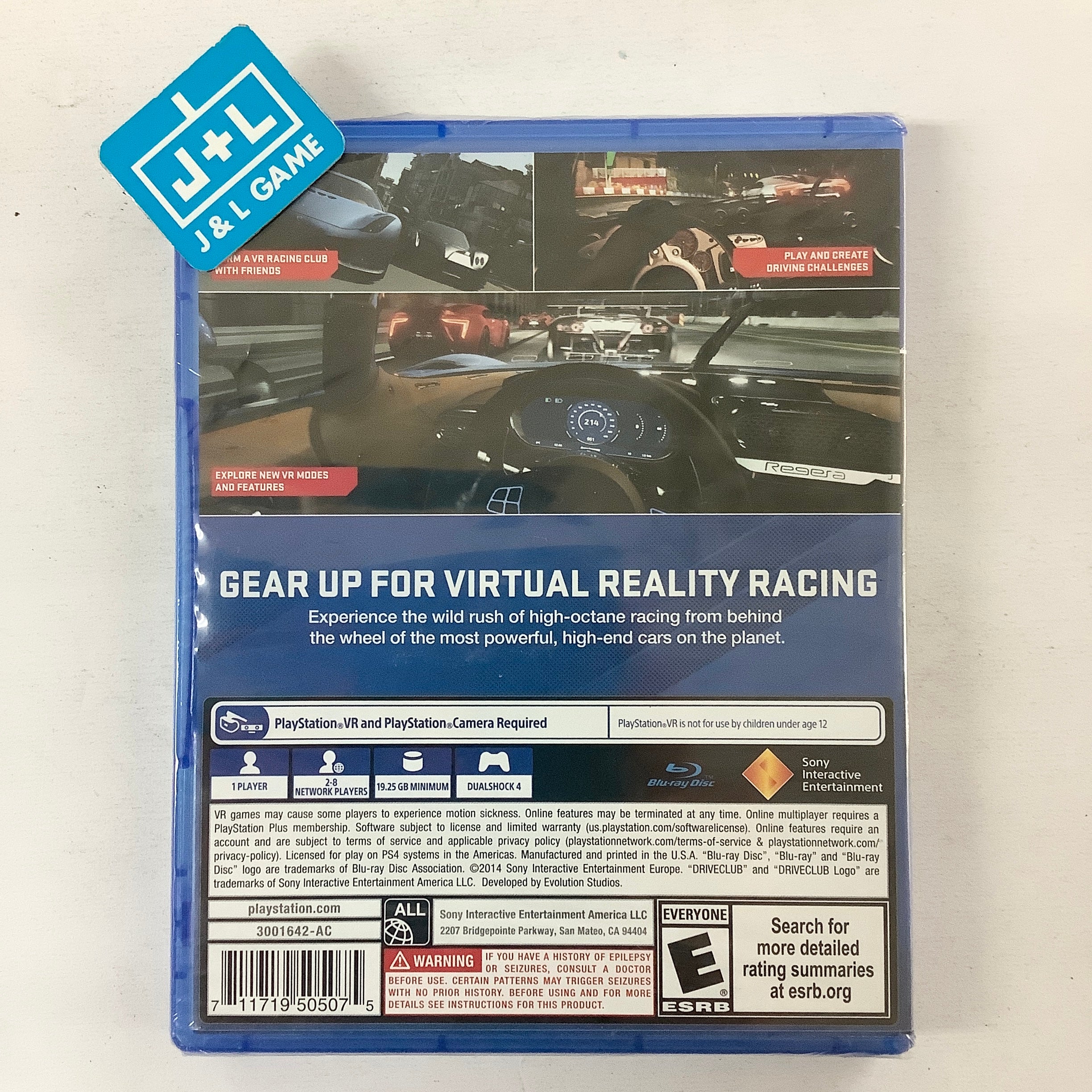 Driveclub VR (PlayStation VR) - (PS4) PlayStation 4 | J&L Game