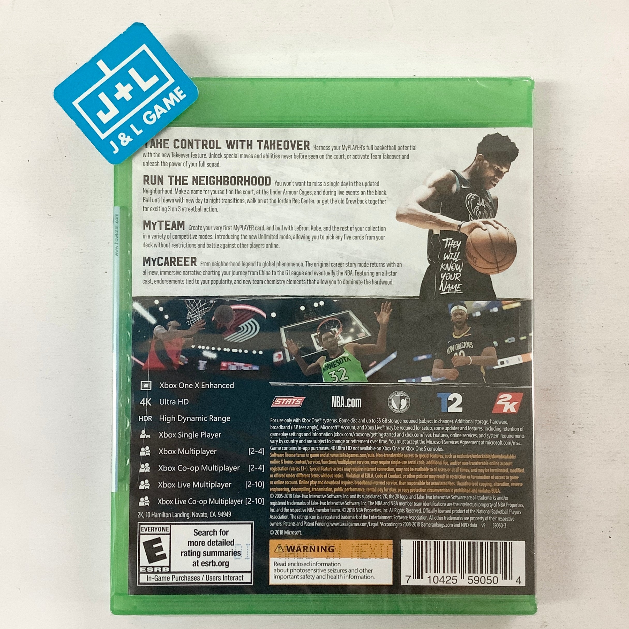 NBA 2K19 - (XB1) Xbox One Video Games 2K   