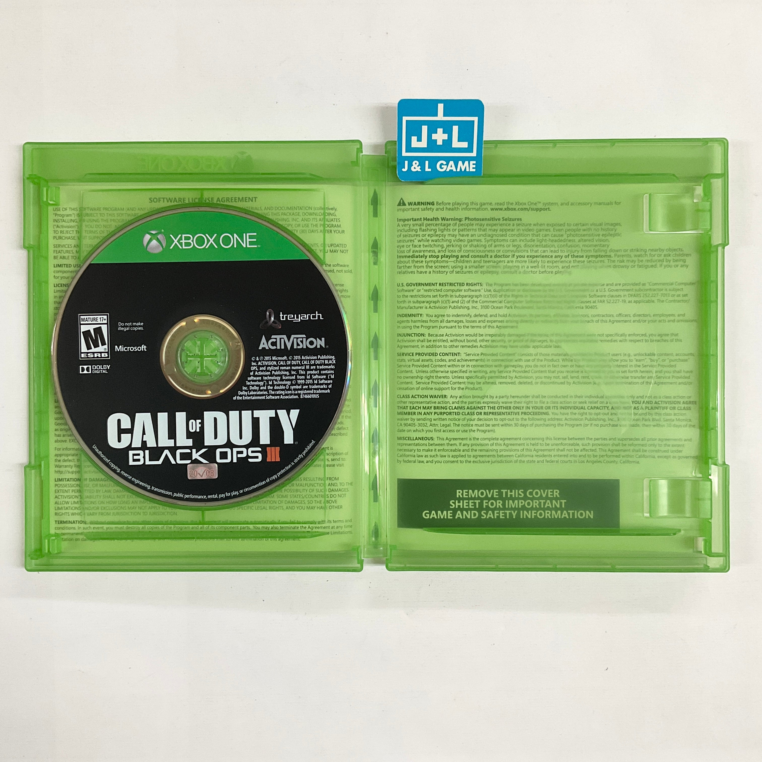 Call of Duty: Black Ops III - (XB1) Xbox One [Pre-Owned] | J&L Game