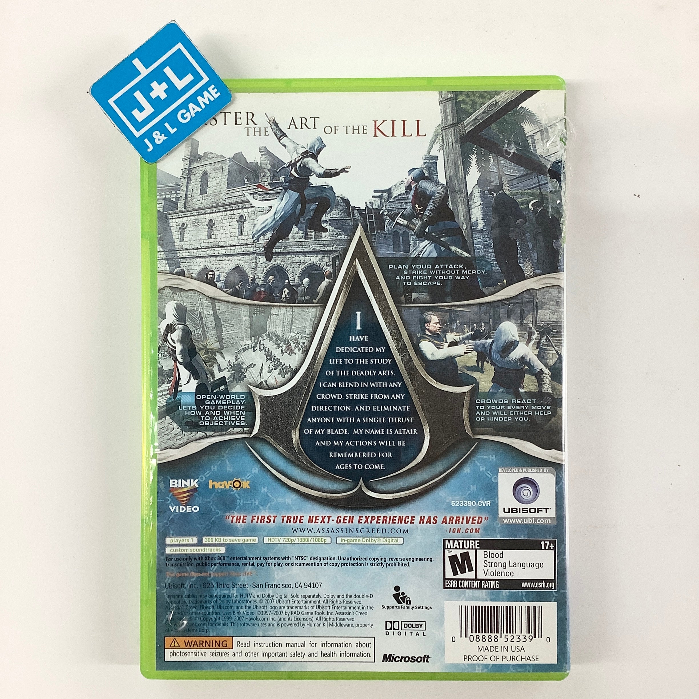 Assassin's Creed - Xbox 360 [Pre-Owned]