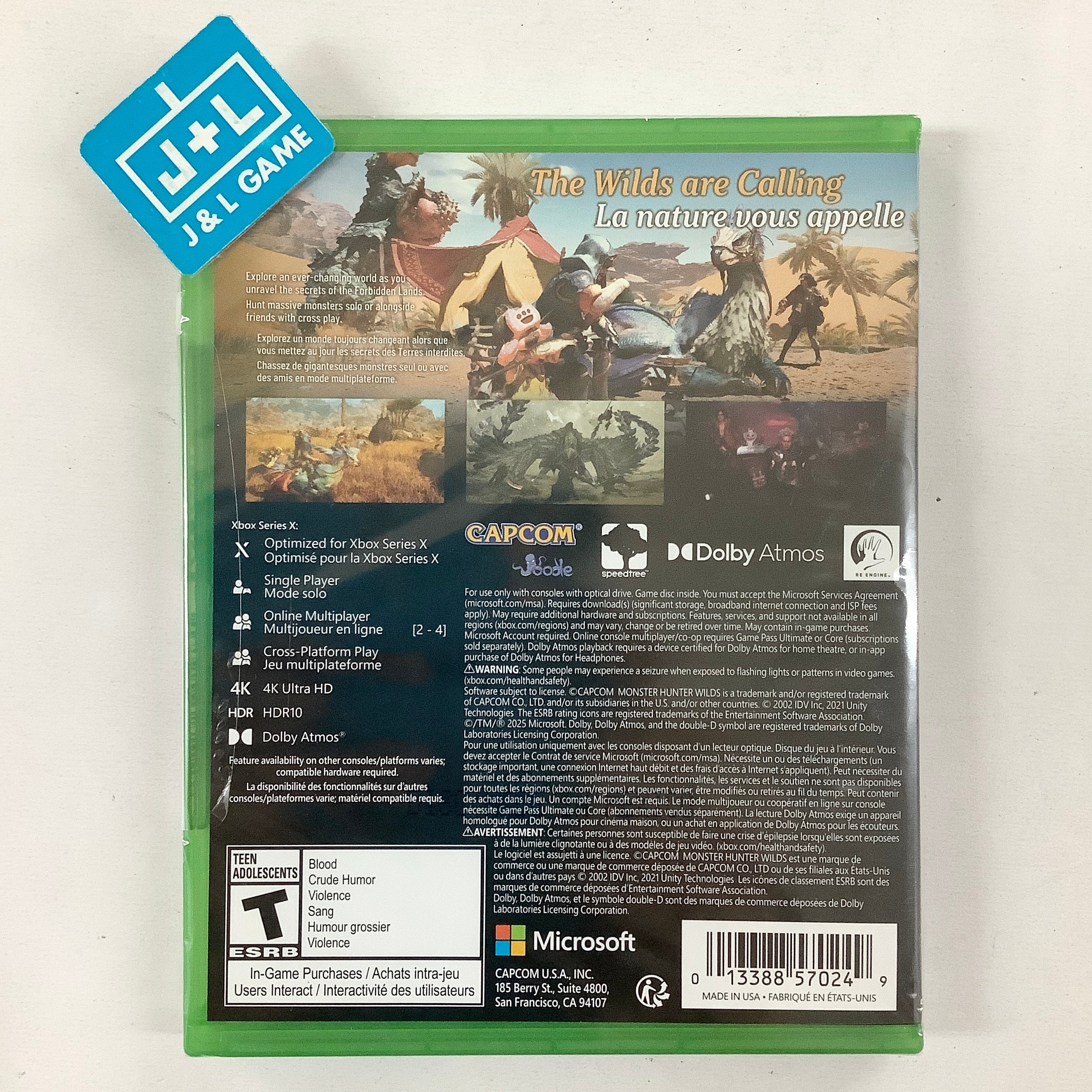 Monster Hunter Wilds - (XSX) Xbox Series X Video Games Capcom