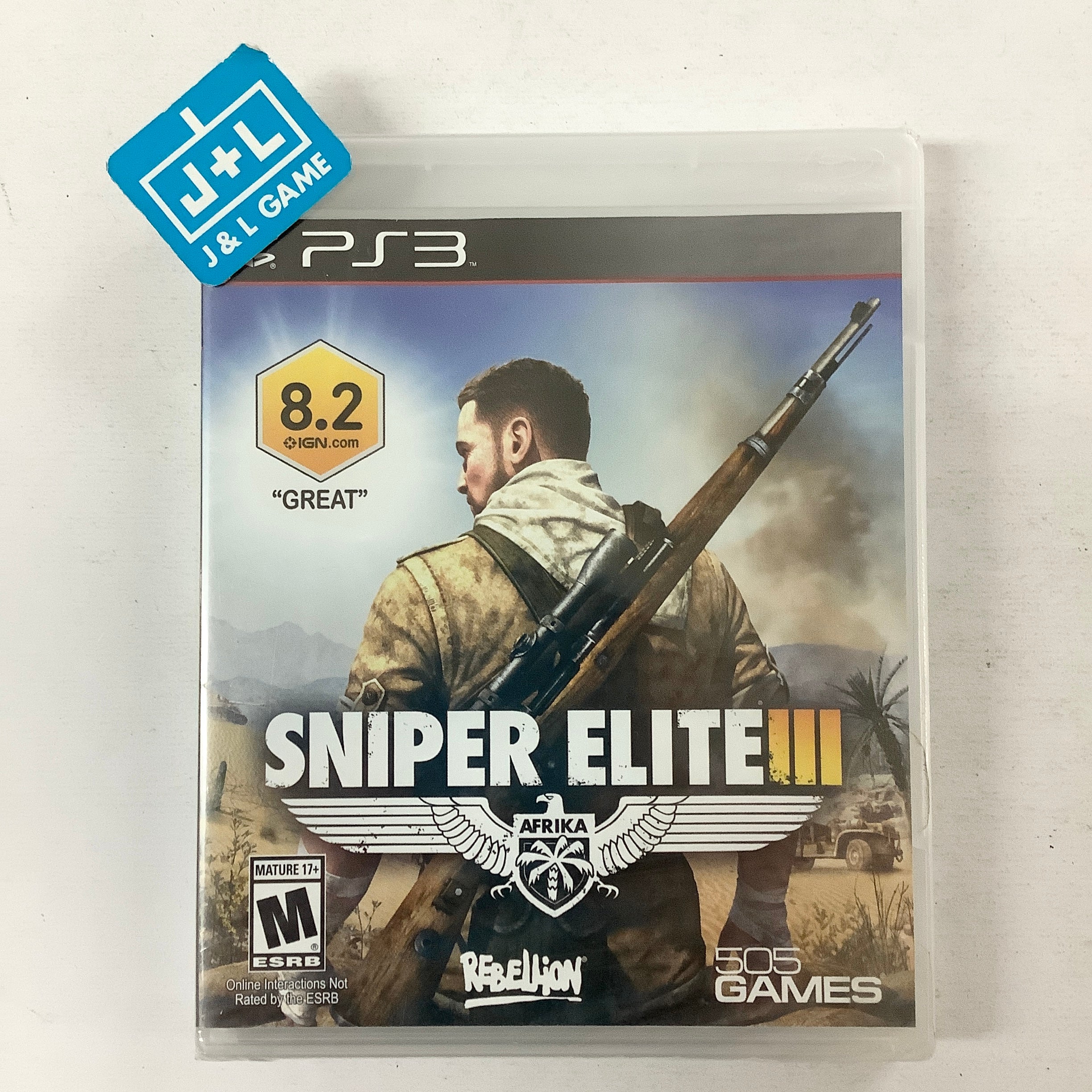 Sniper Elite III - (PS3) PlayStation 3 Video Games 505 Games   