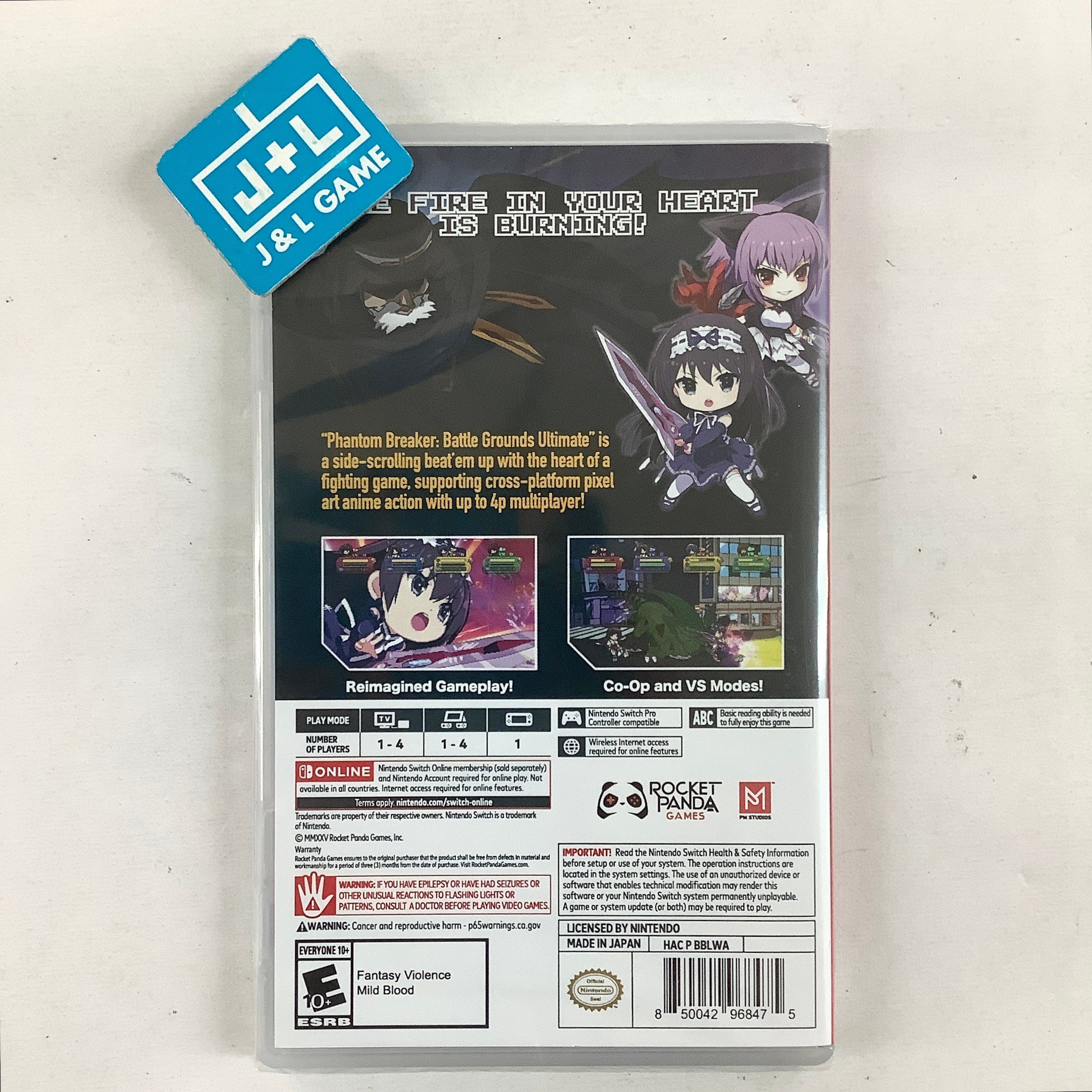Phantom Breaker: Battle Grounds Ultimate - (NSW) Nintendo Switch Video Games Rocket Panda Games
