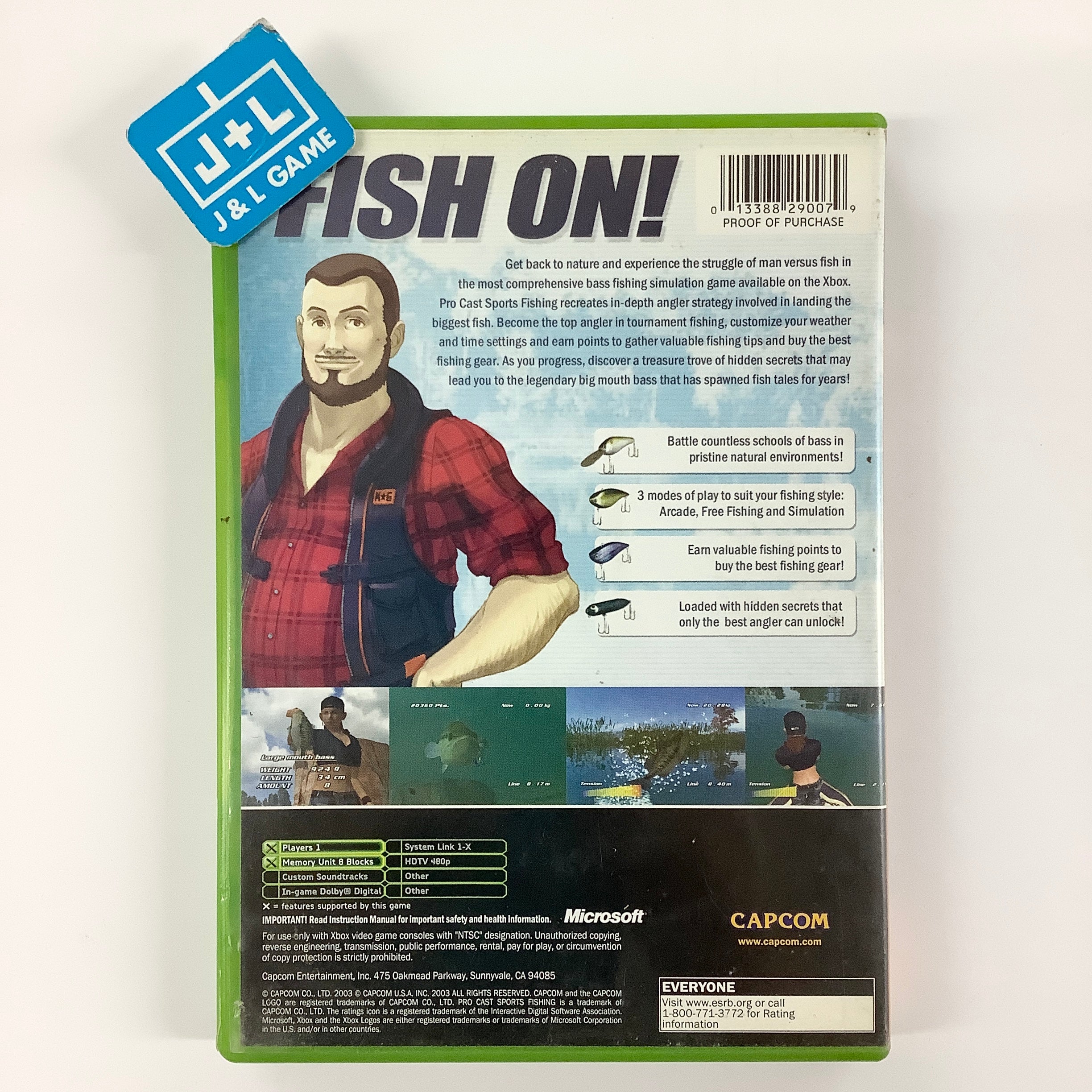 Pro Cast Sports Fishing - (XB) Xbox [Pre-Owned] Video Games Capcom
