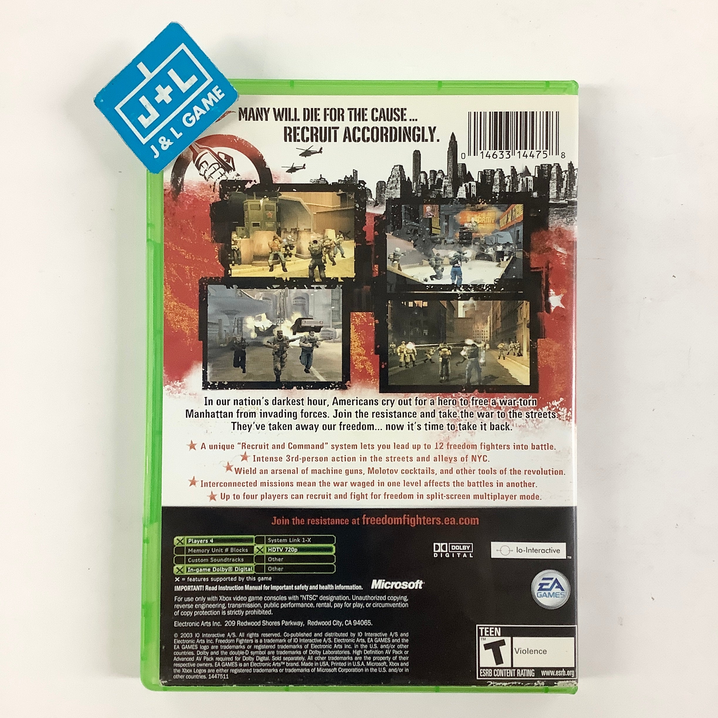 Freedom Fighters - (XB) Xbox [Pre-Owned]