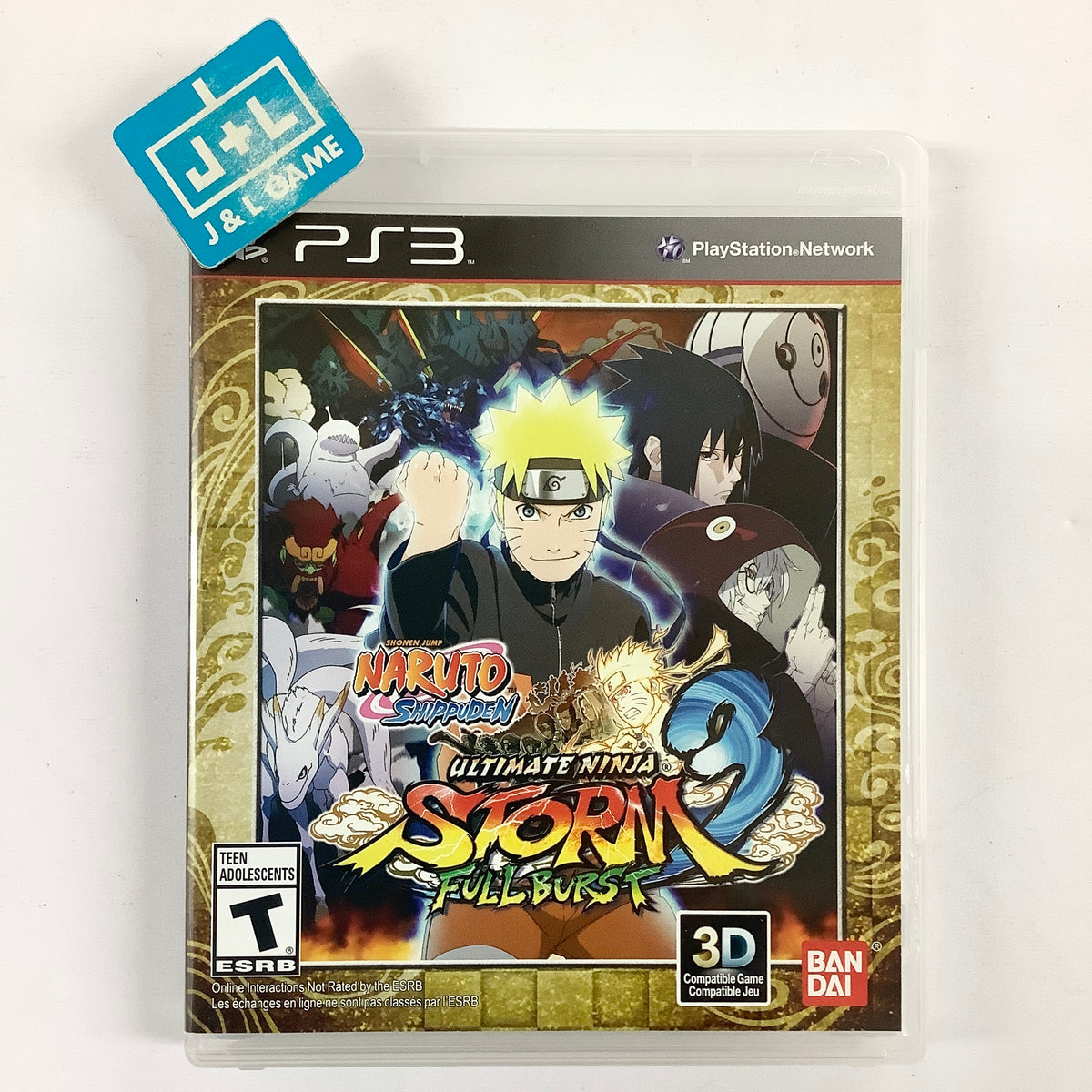 Jeu PS3 Naruto Shippuden Ultimate Ninja Storm 3 - Version Française - Très Bon état