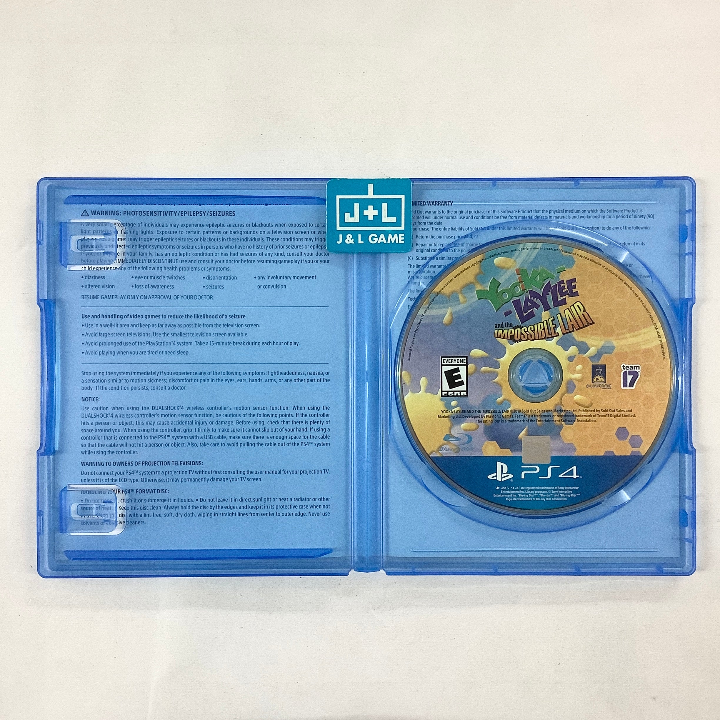 Yooka-Laylee and the Impossible Lair - (PS4) PlayStation 4 [Pre-Owned] Video Games Team 17
