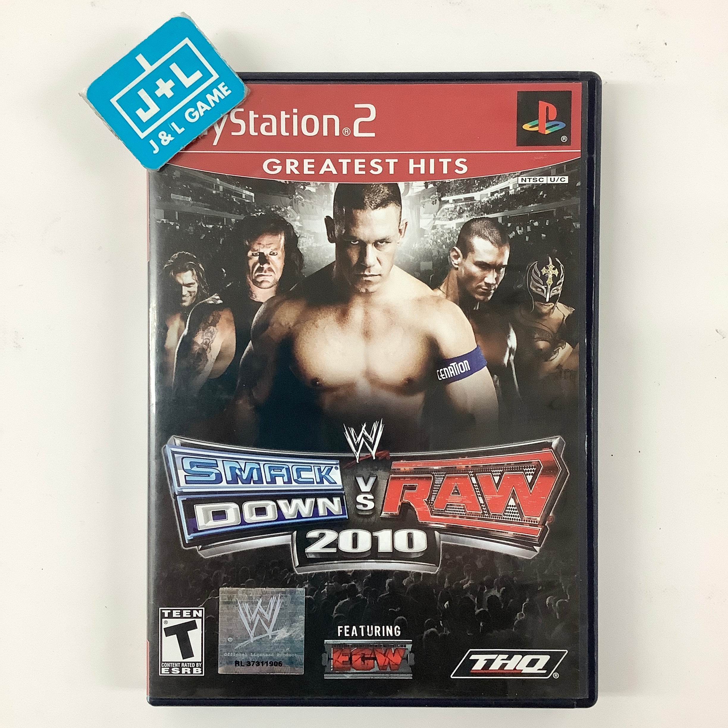 WWE SmackDown vs. Raw 2010 (Greatest Hits) - (PS2) PlayStation 2 [Pre-Owned] Video Games THQ