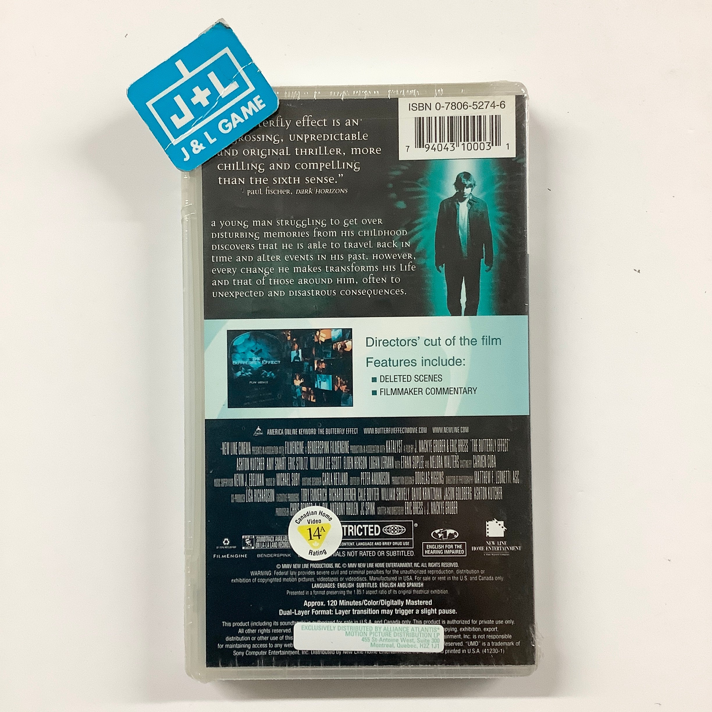 The Butterfly Effect - PSP UMD Video Home Sony Pictures