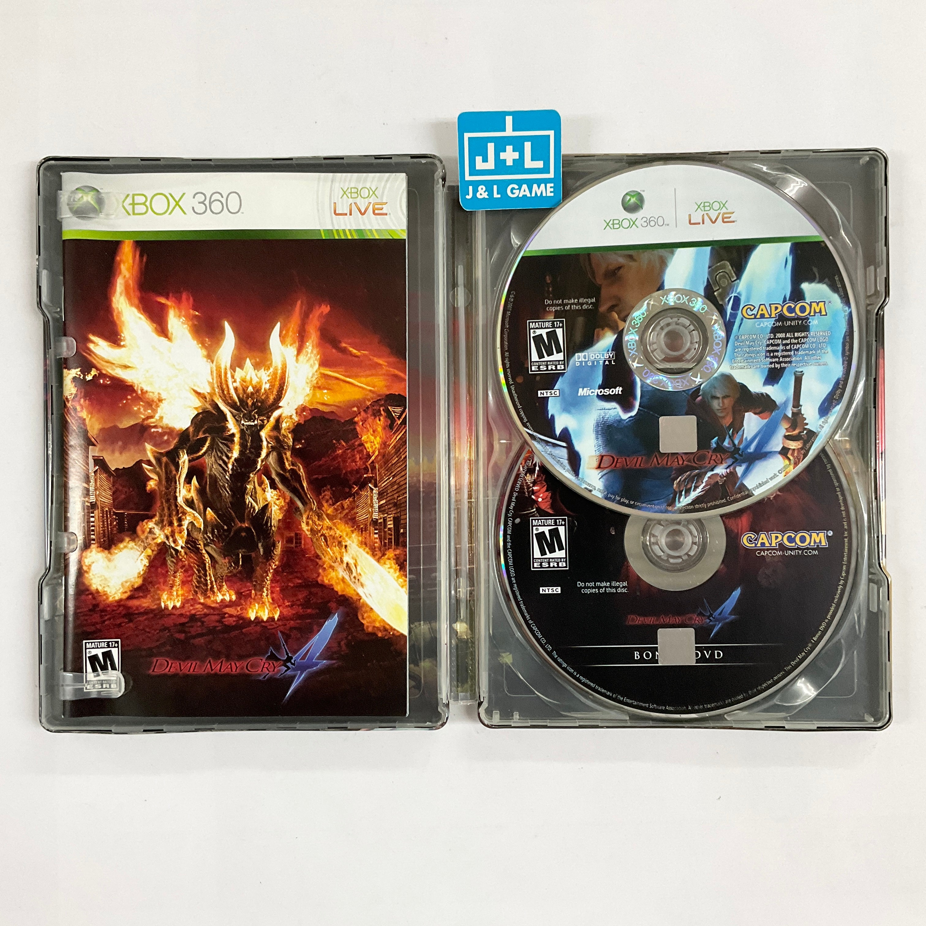 Devil May Cry 4 (Collector's Edition) - Xbox 360 [Pre-Owned] Video Games Capcom   