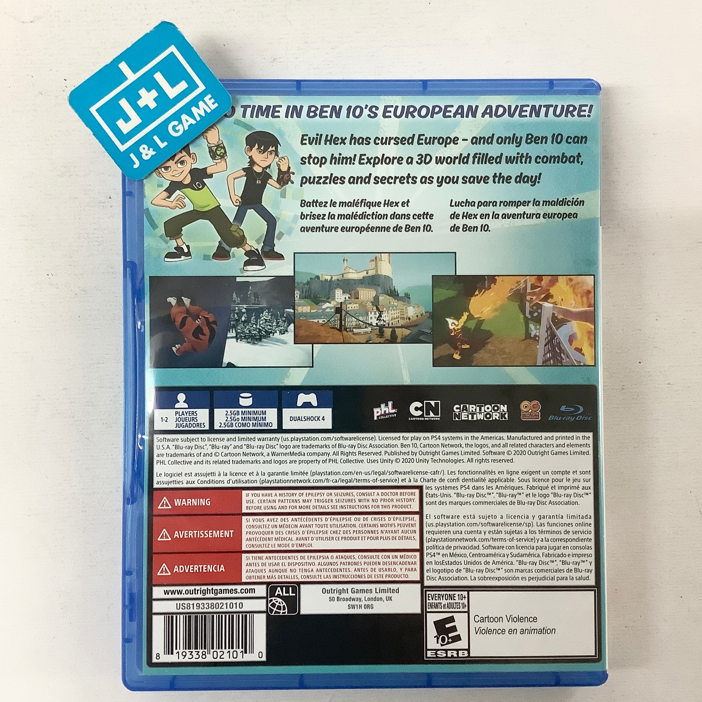 Ben 10: Power Trip - (PS4) PlayStation 4 [Pre-Owned] Video Games Outright Games   