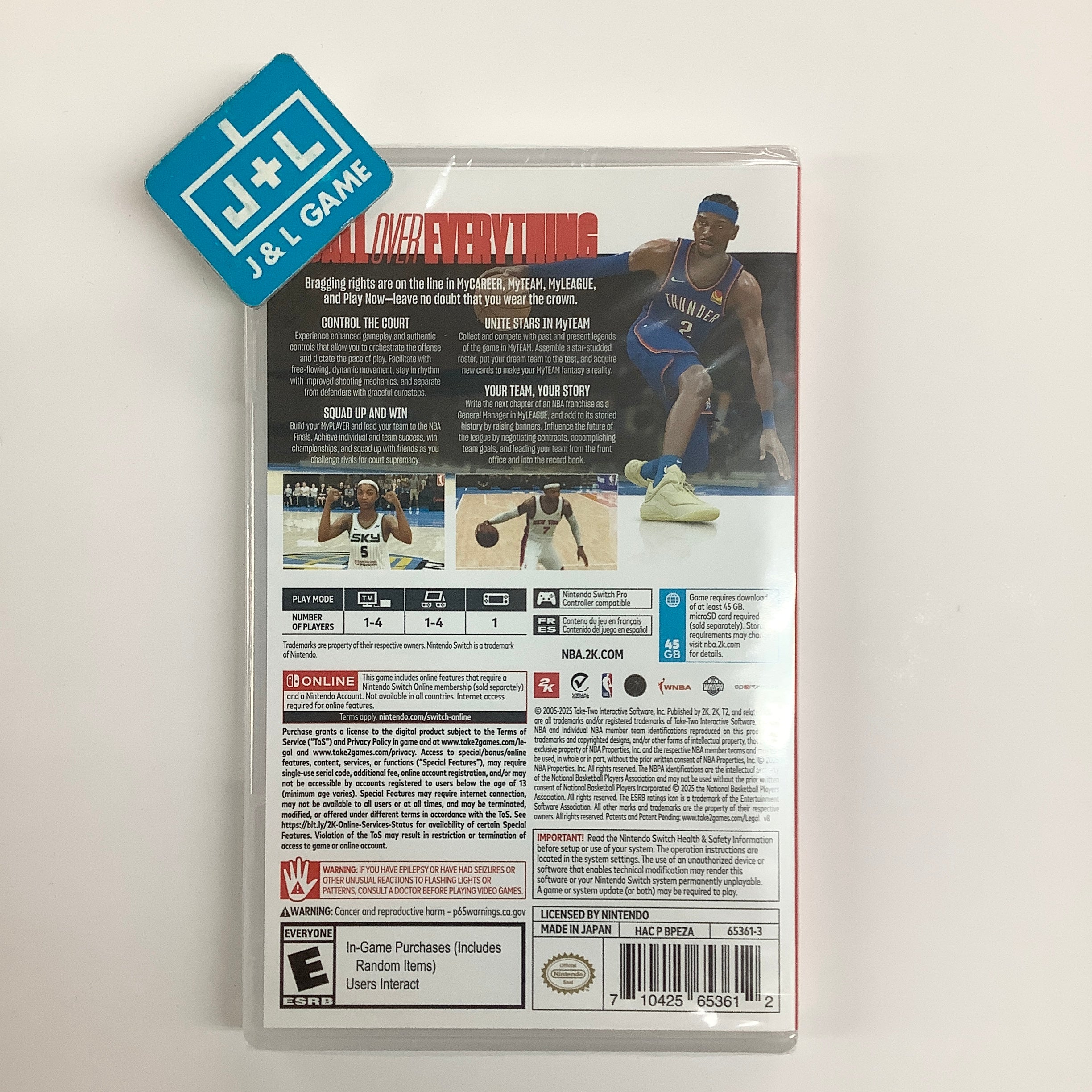 NBA 2K26 - (NSW) Nintendo Switch Video Games 2K Games