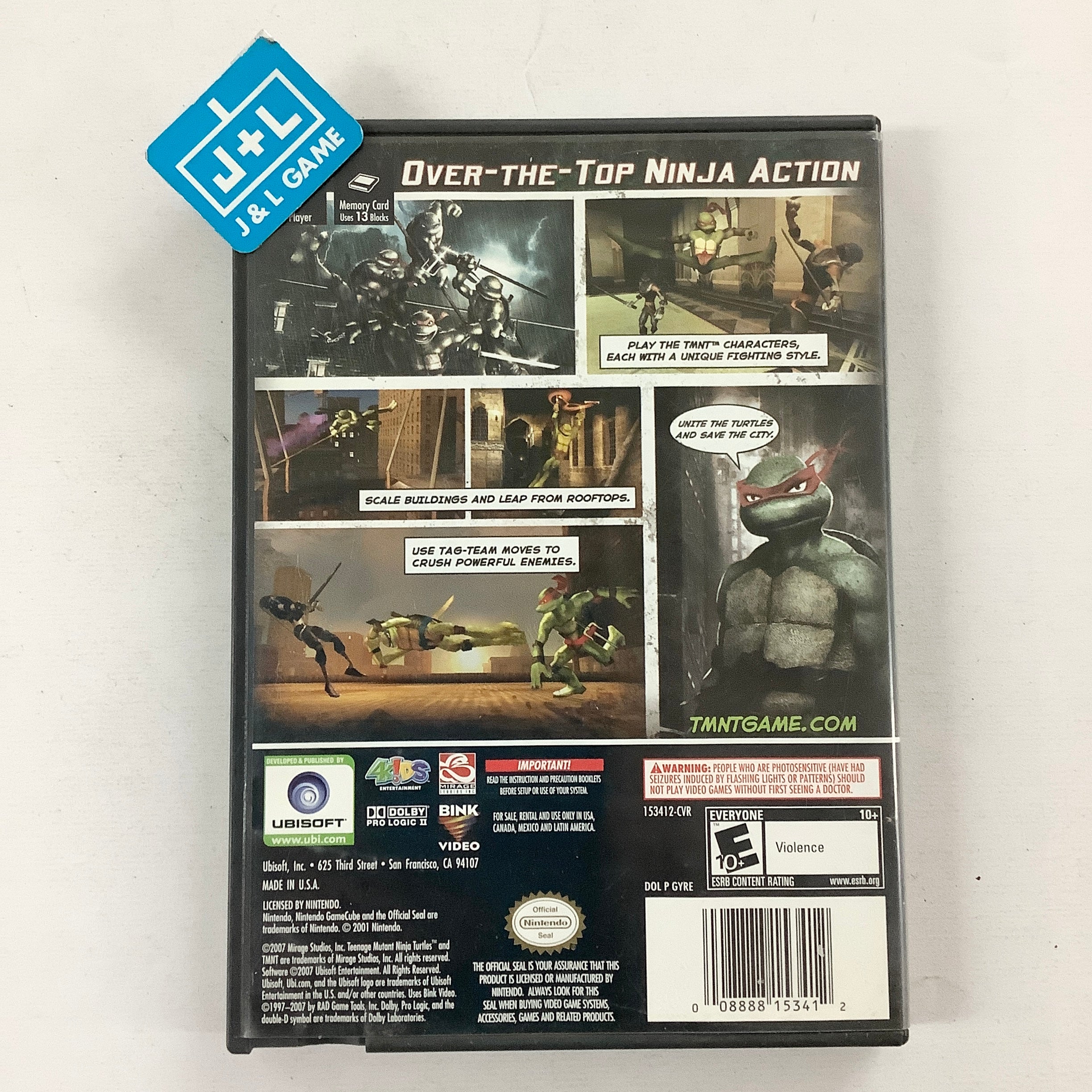 TMNT - (GC) GameCube [Pre-Owned] Video Games Ubisoft